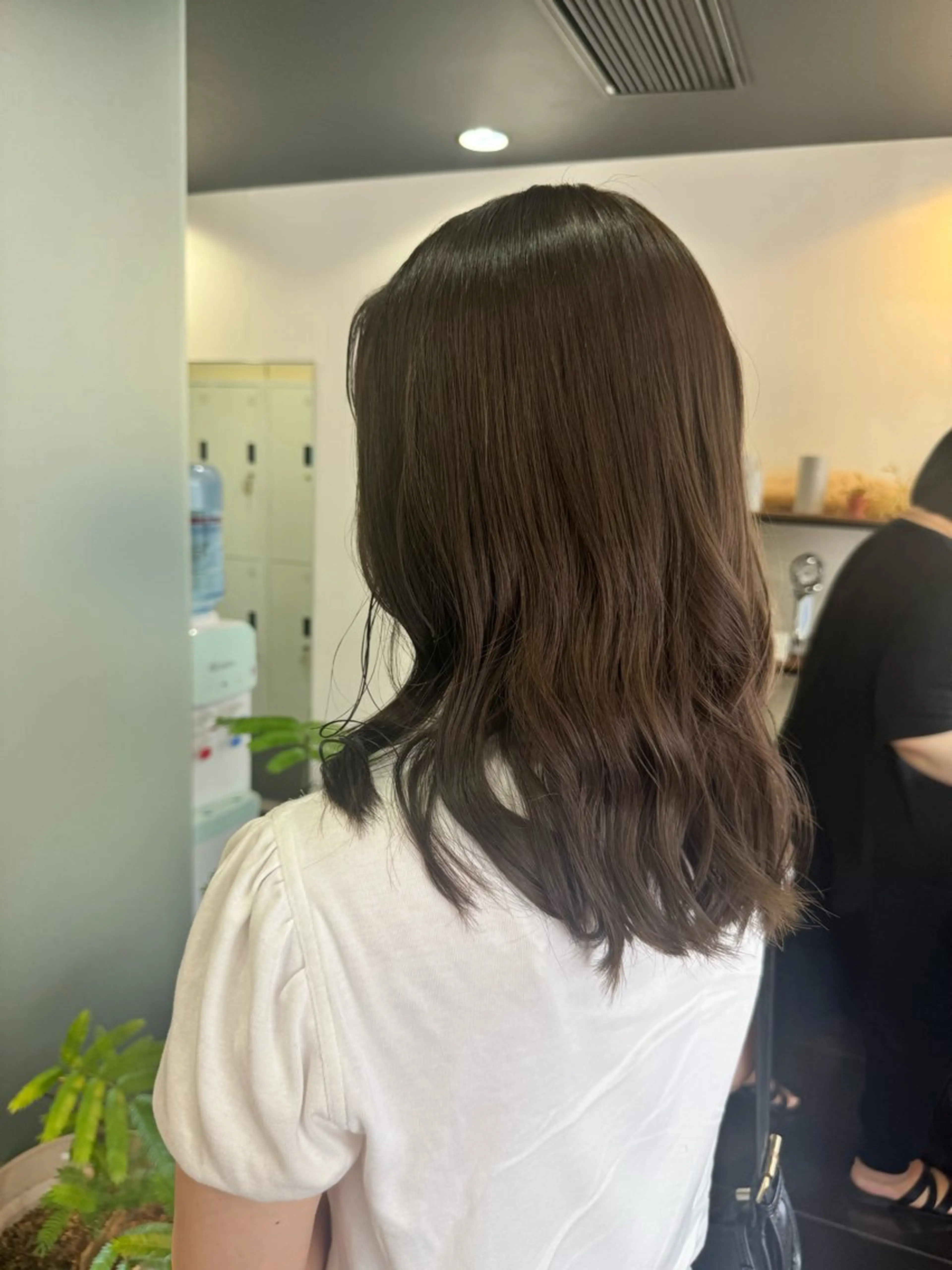 セミロング ダブルカラーベージュ カラー/tuburaのヘアスタイル