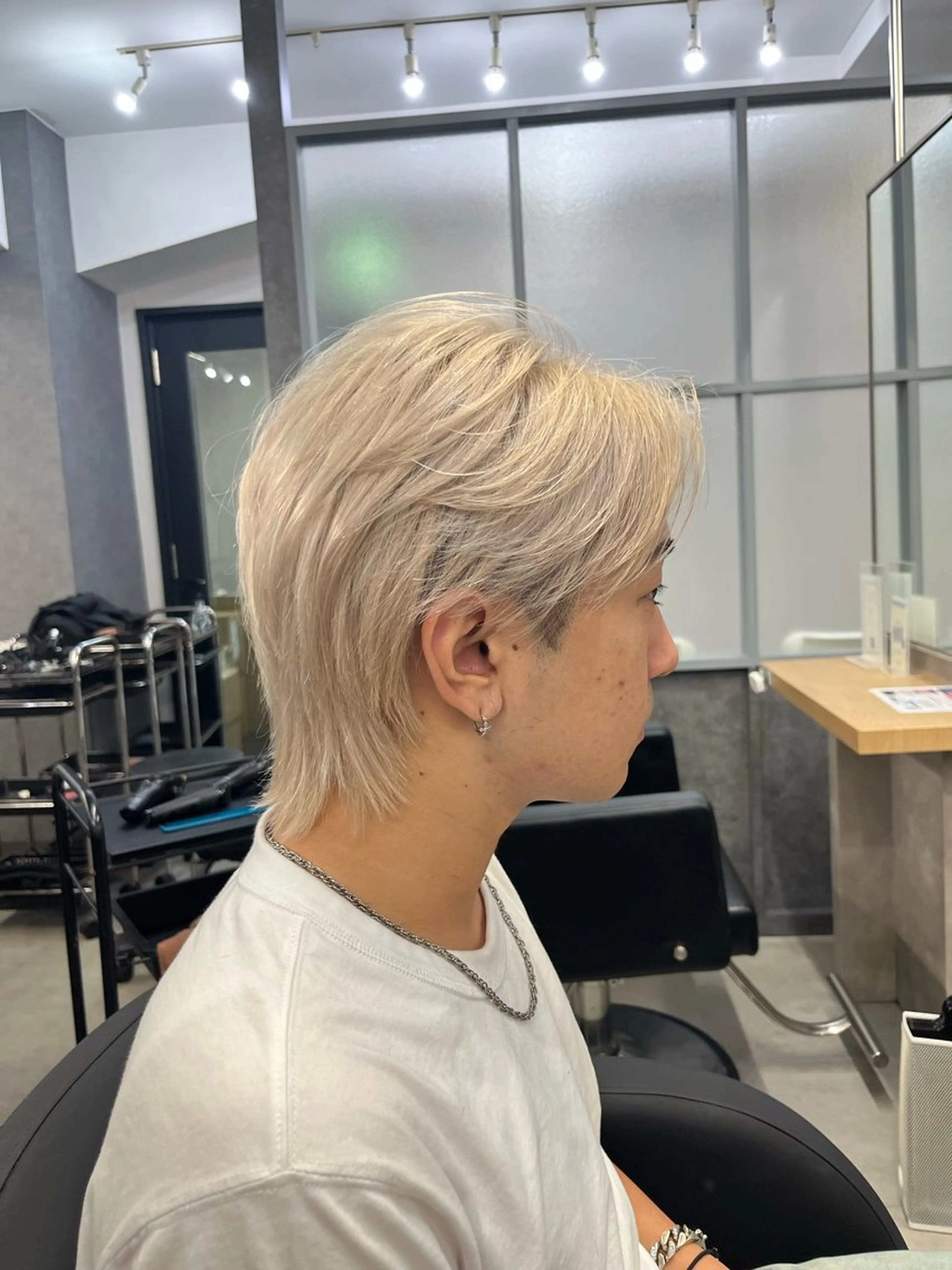 ミディアム カマタ ハルキのヘアスタイル