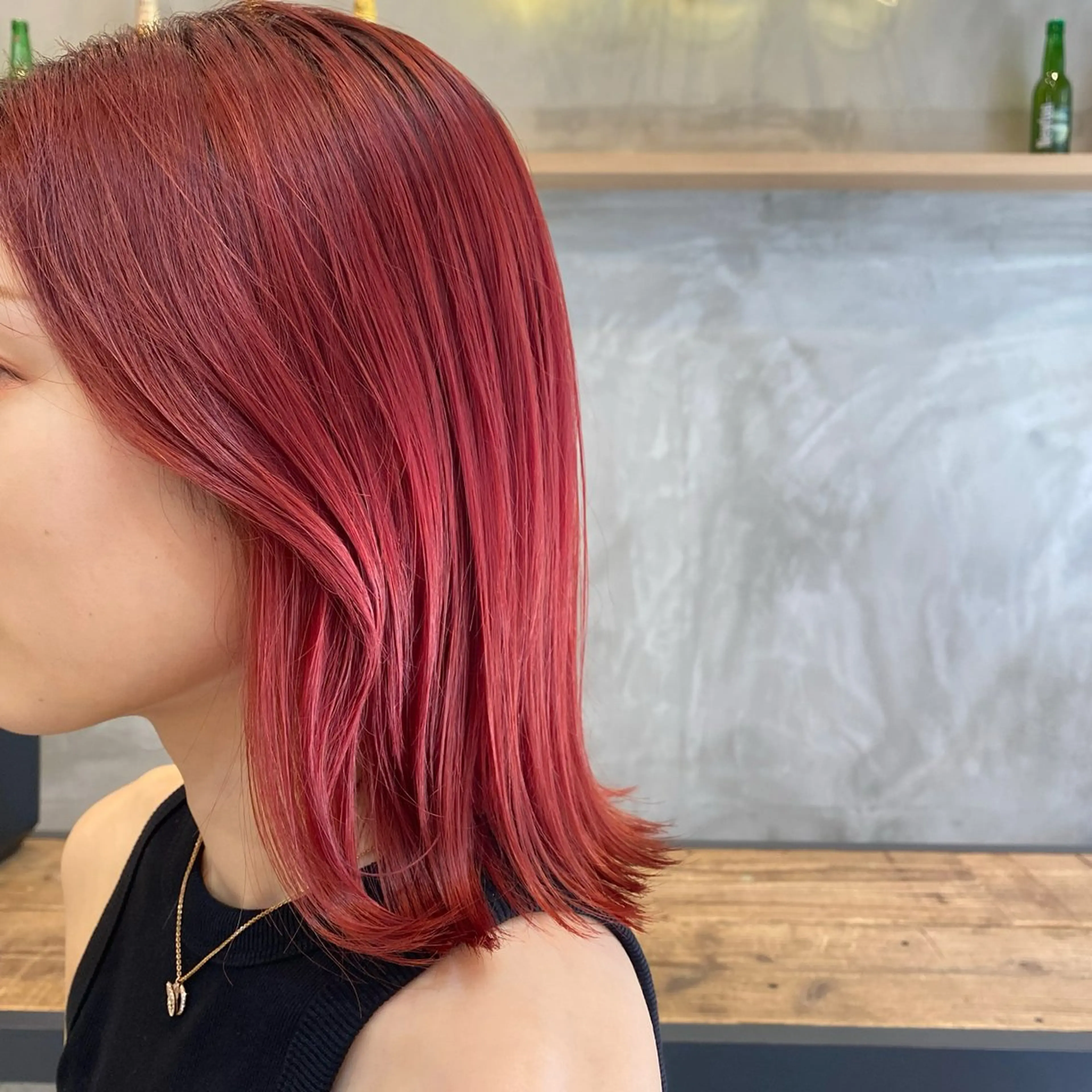 ミディアム カラー 🌷あべまゆこ🌷 予約はお店アプリまでのヘアスタイル