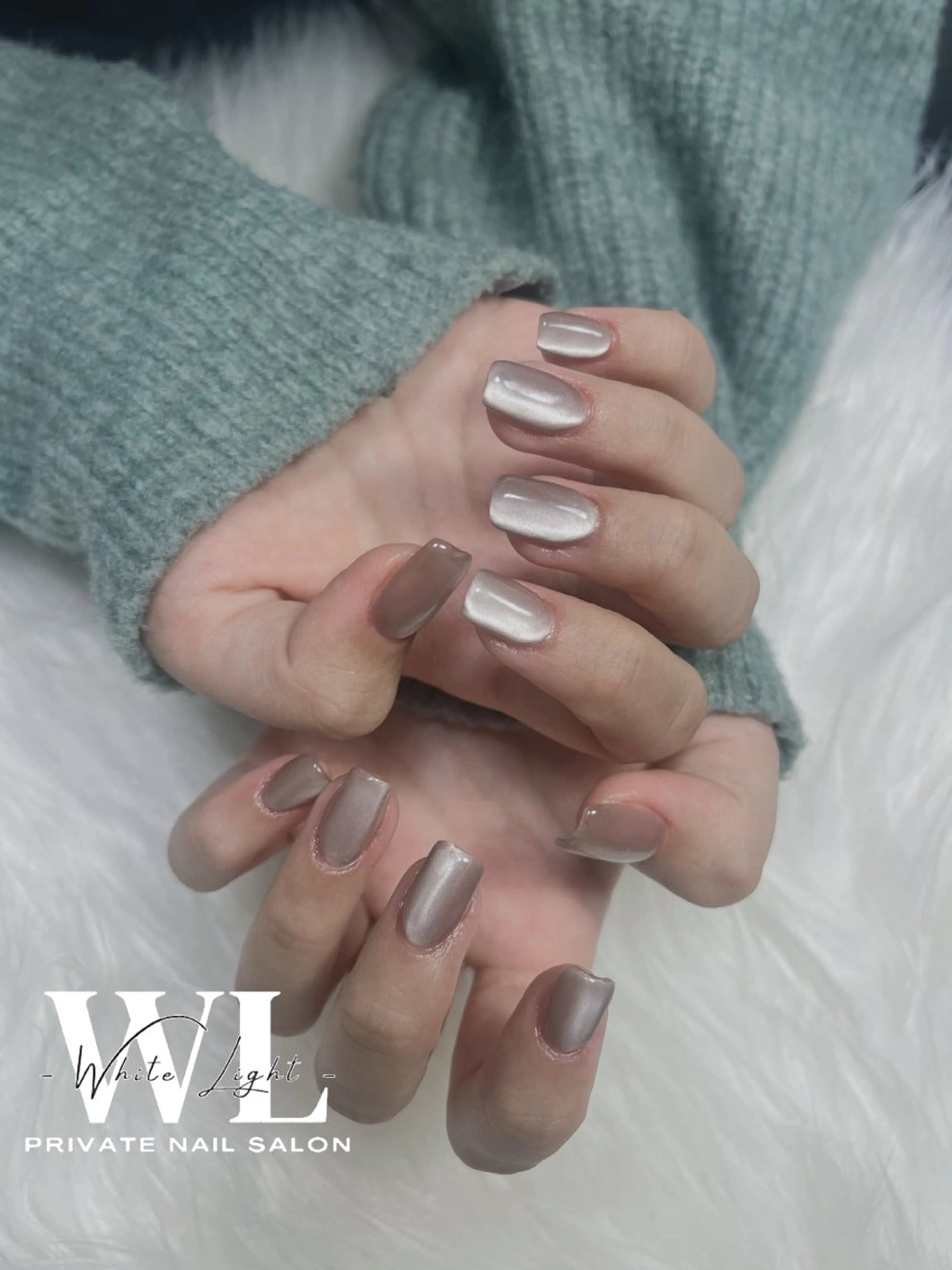 ネイル ワンカラーネイル プライベートサロン WhiteLightのネイルデザイン