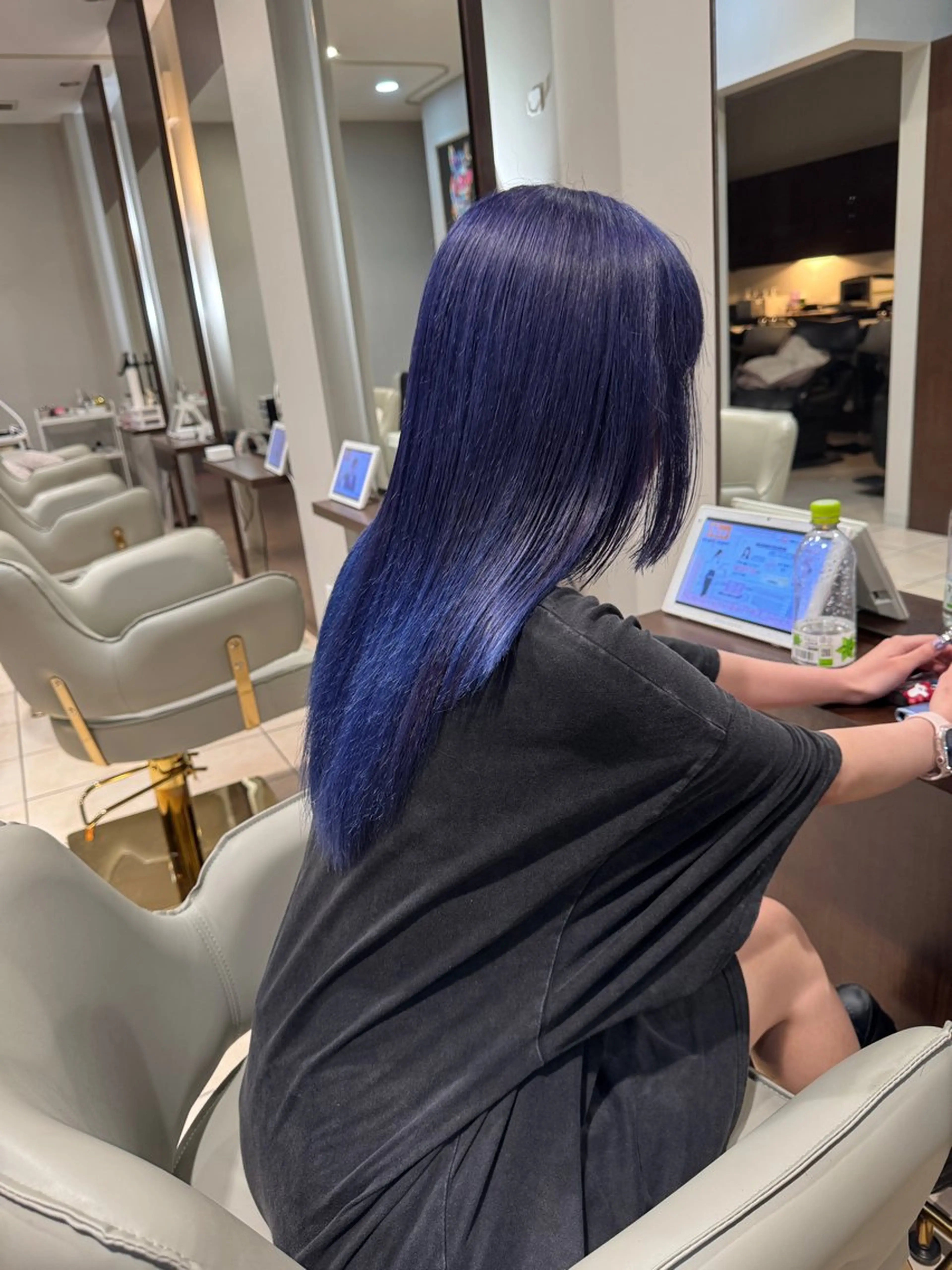 ロング カラー ヘアカラー Miyavi/カラー ショートボブのヘアスタイル