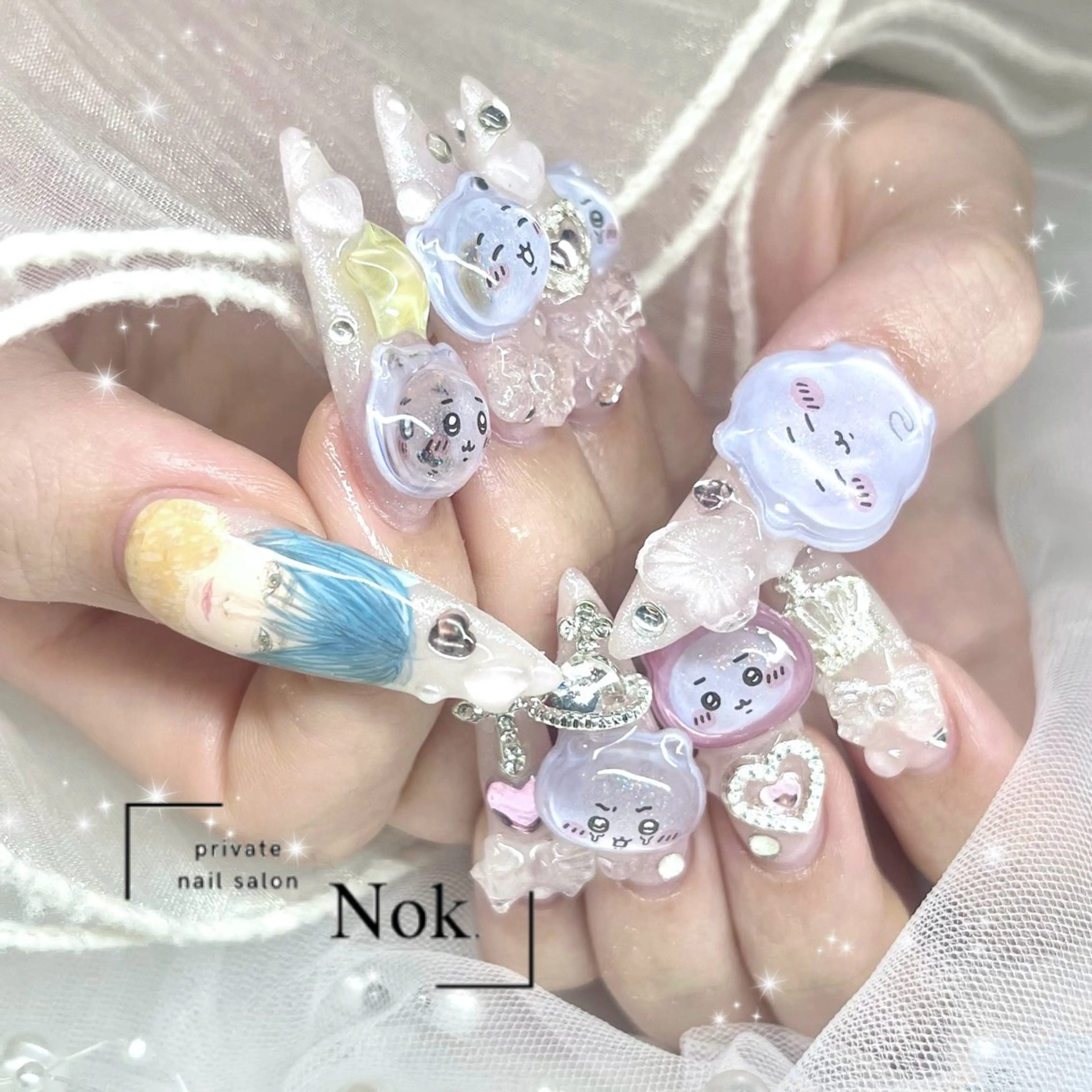 ネイル 持ち込み ハンドネイル 池袋痛ネイル Nok. 渡辺のネイルデザイン