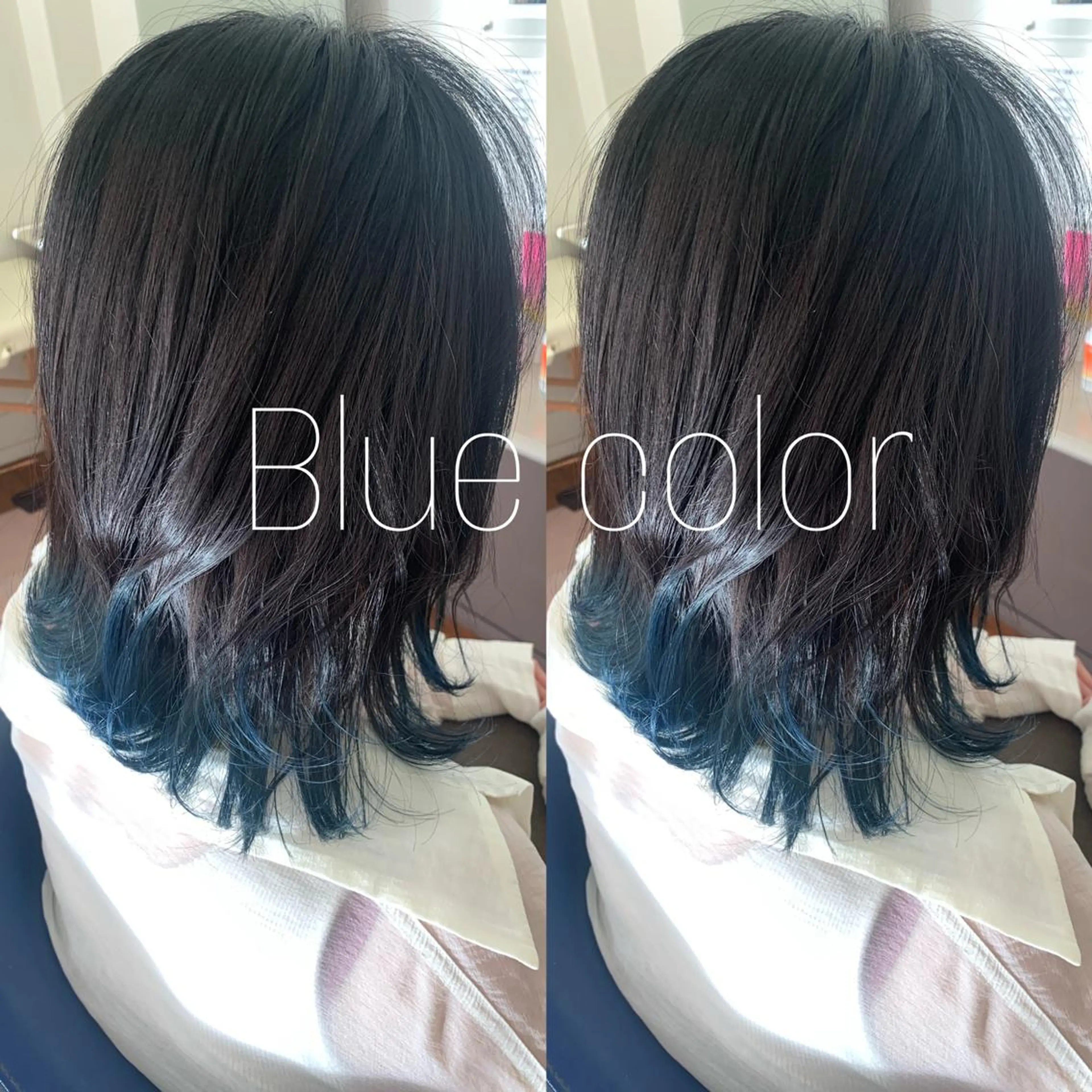 ミディアム 小澤 志穂のヘアスタイル