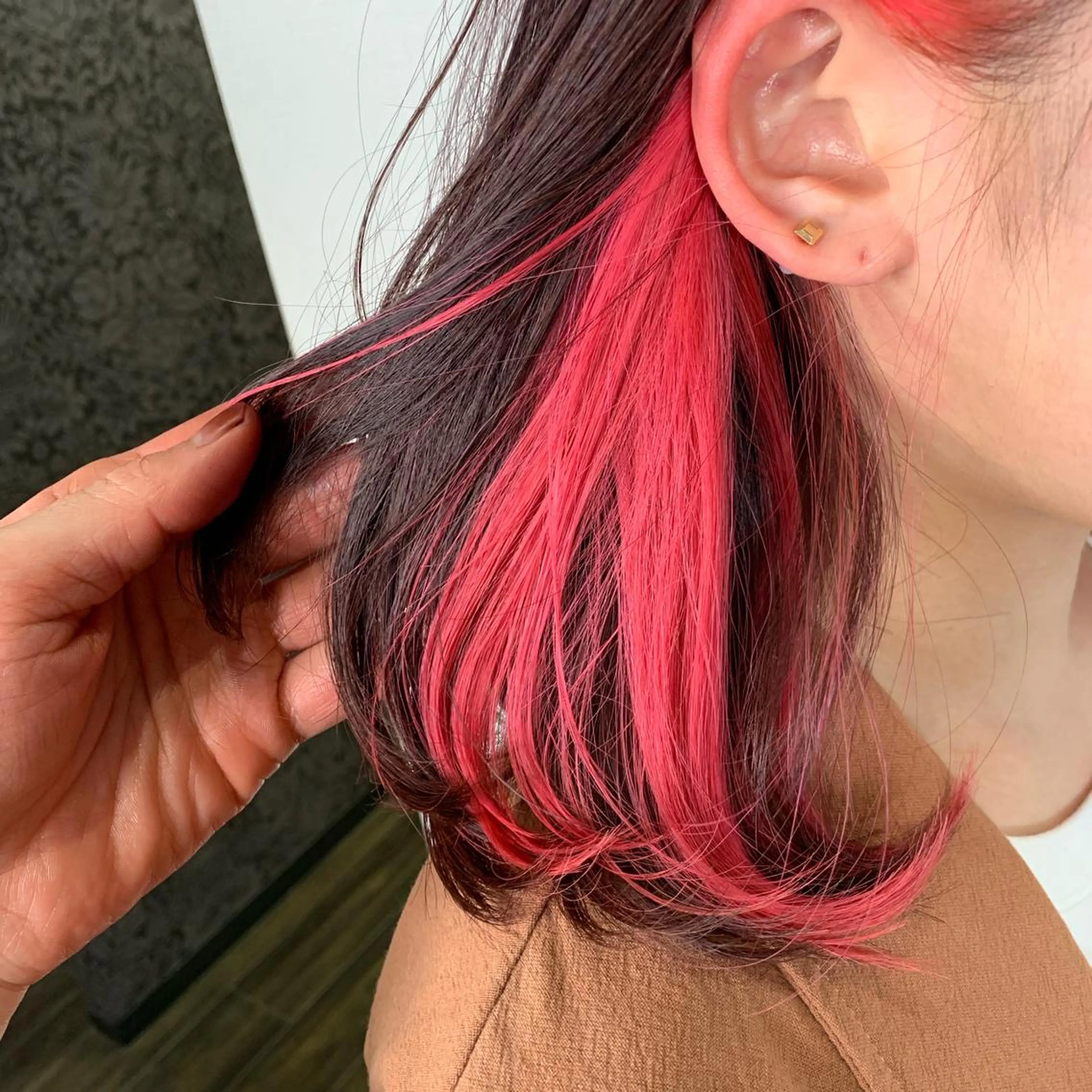 ミディアム ヘアカラー 佐藤 香太のヘアスタイル