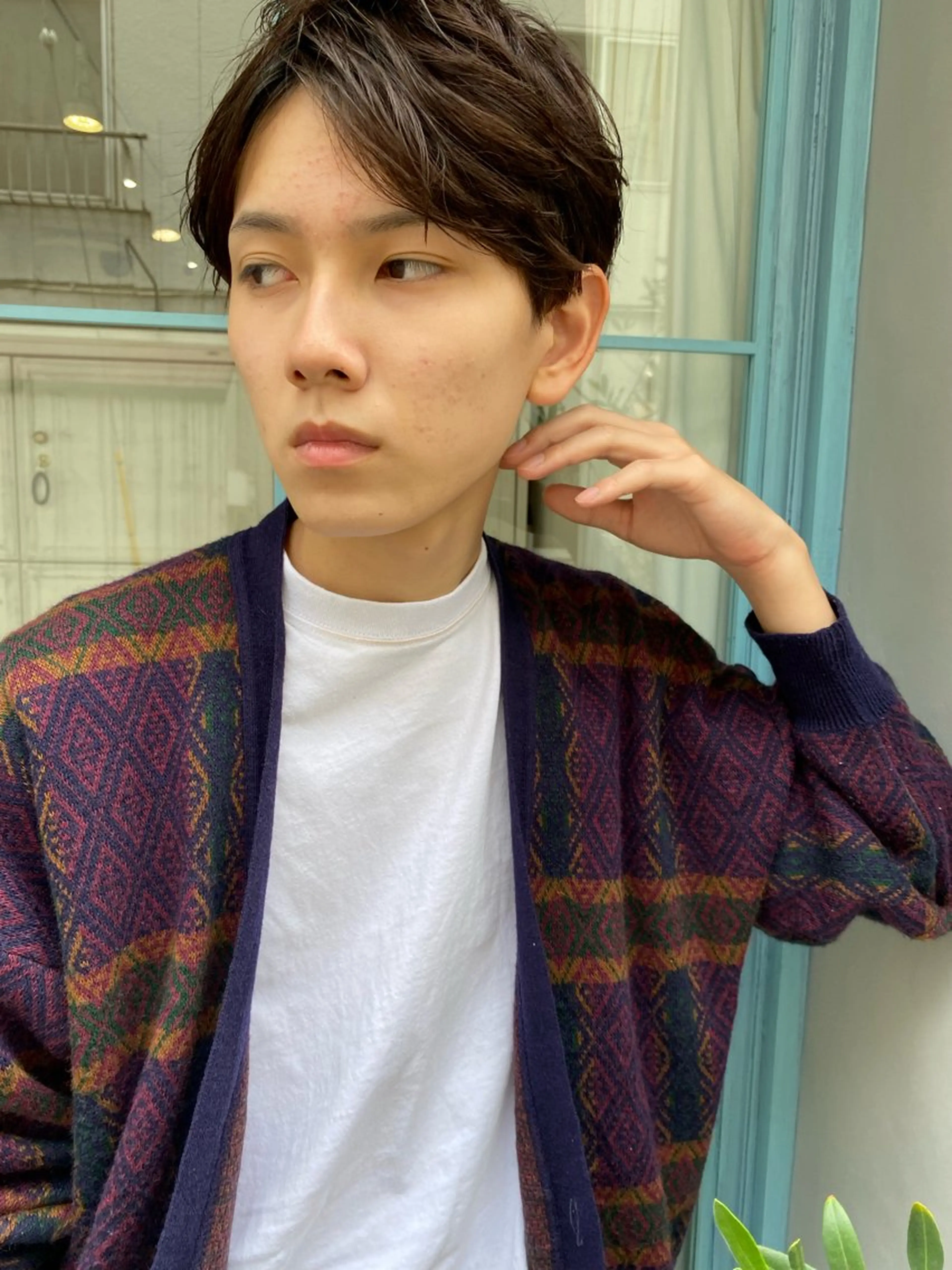 ミディアム カラー メンズ メンズ特化🔥木下 晃徳のヘアスタイル