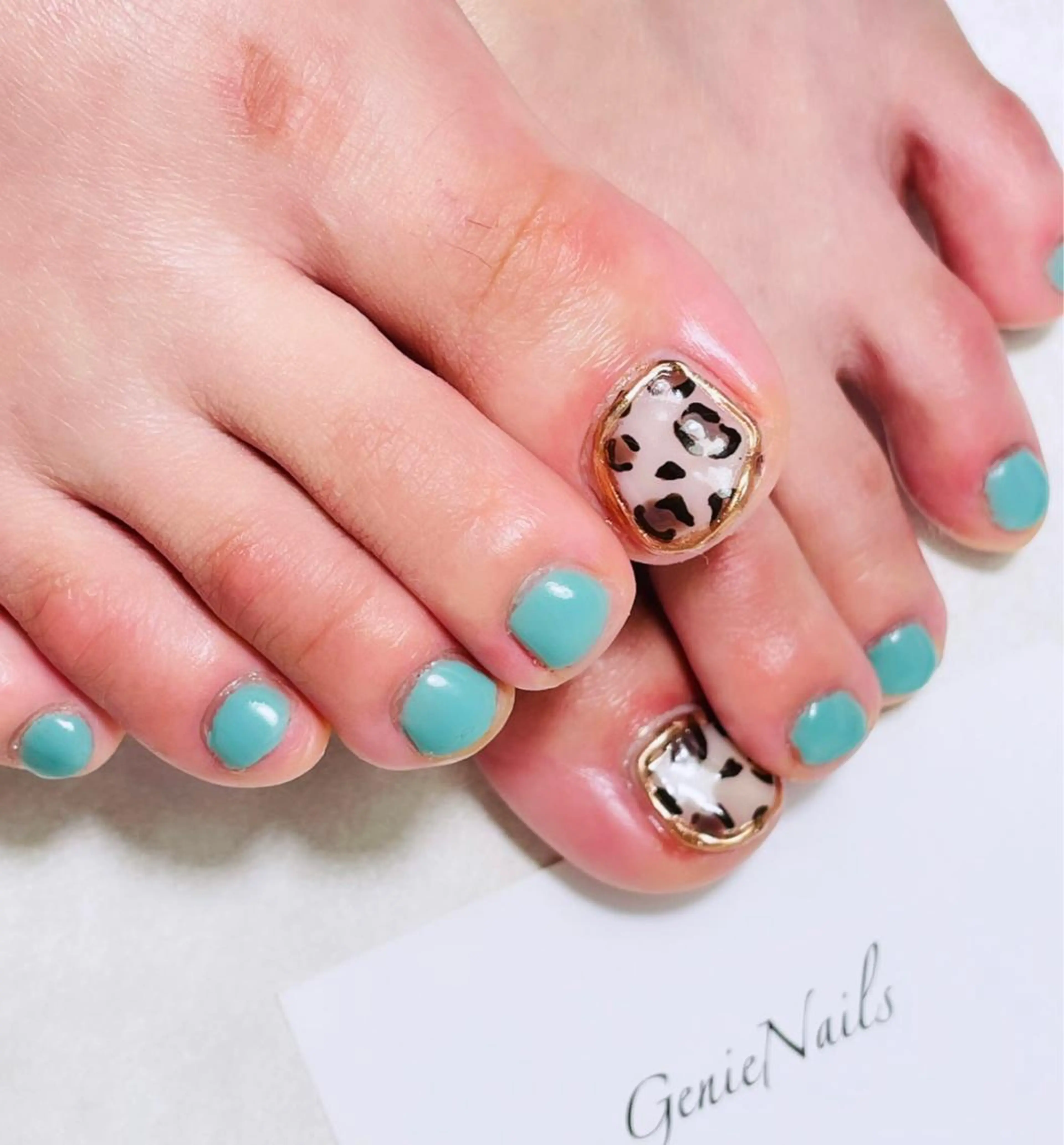 ネイル フットネイル フットネイル Genie Nailsのネイルデザイン