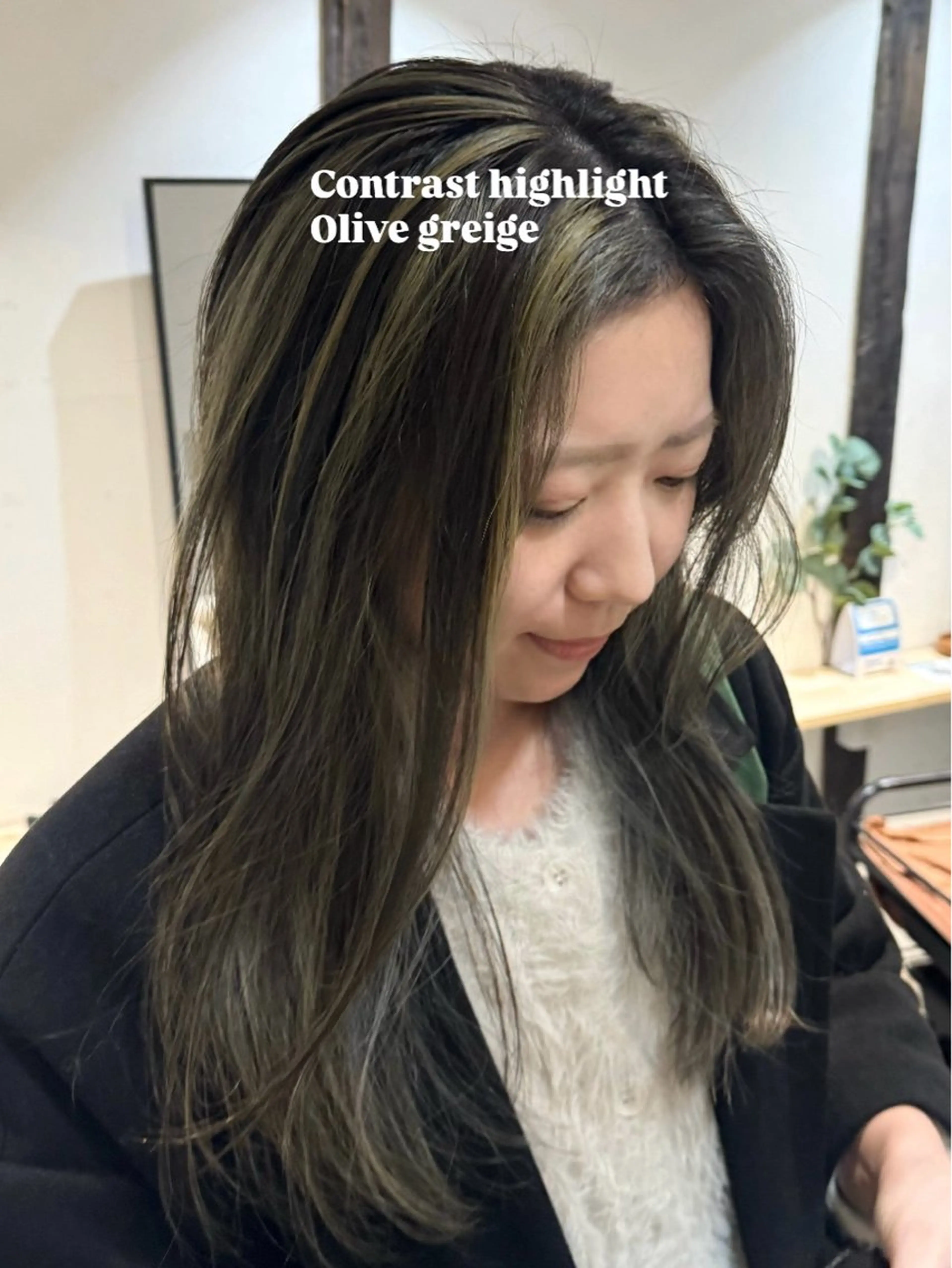 ロング ハイライト ヘアカラー 艶カラー 🩵NATSUKIのヘアスタイル