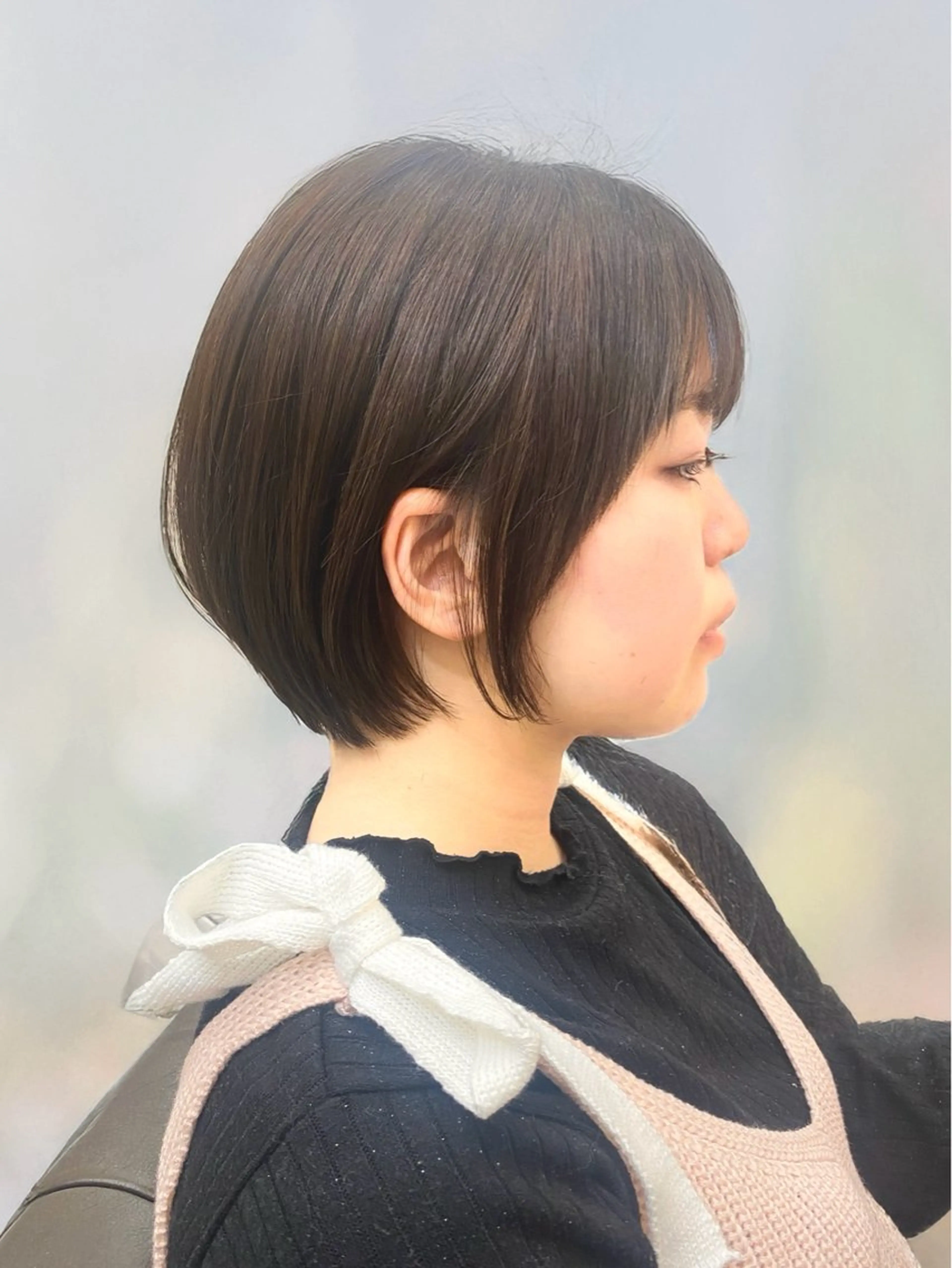 ショート 【ショート/ボブ 丸みショート】深萱のヘアスタイル