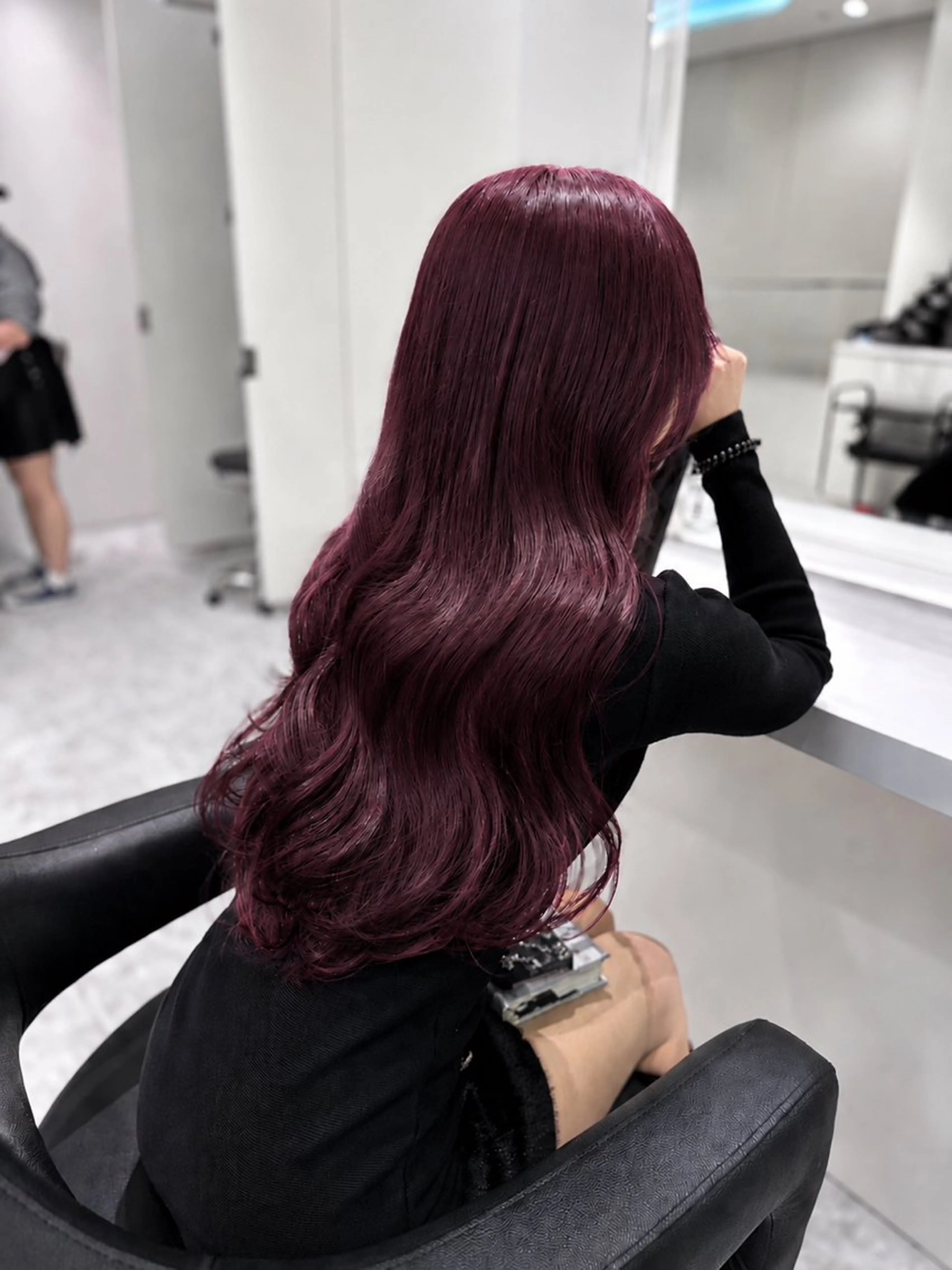 ロング ヘアカラー トリートメント naami🖤透明感 ×ちゅるん艶髪🎀のヘアスタイル