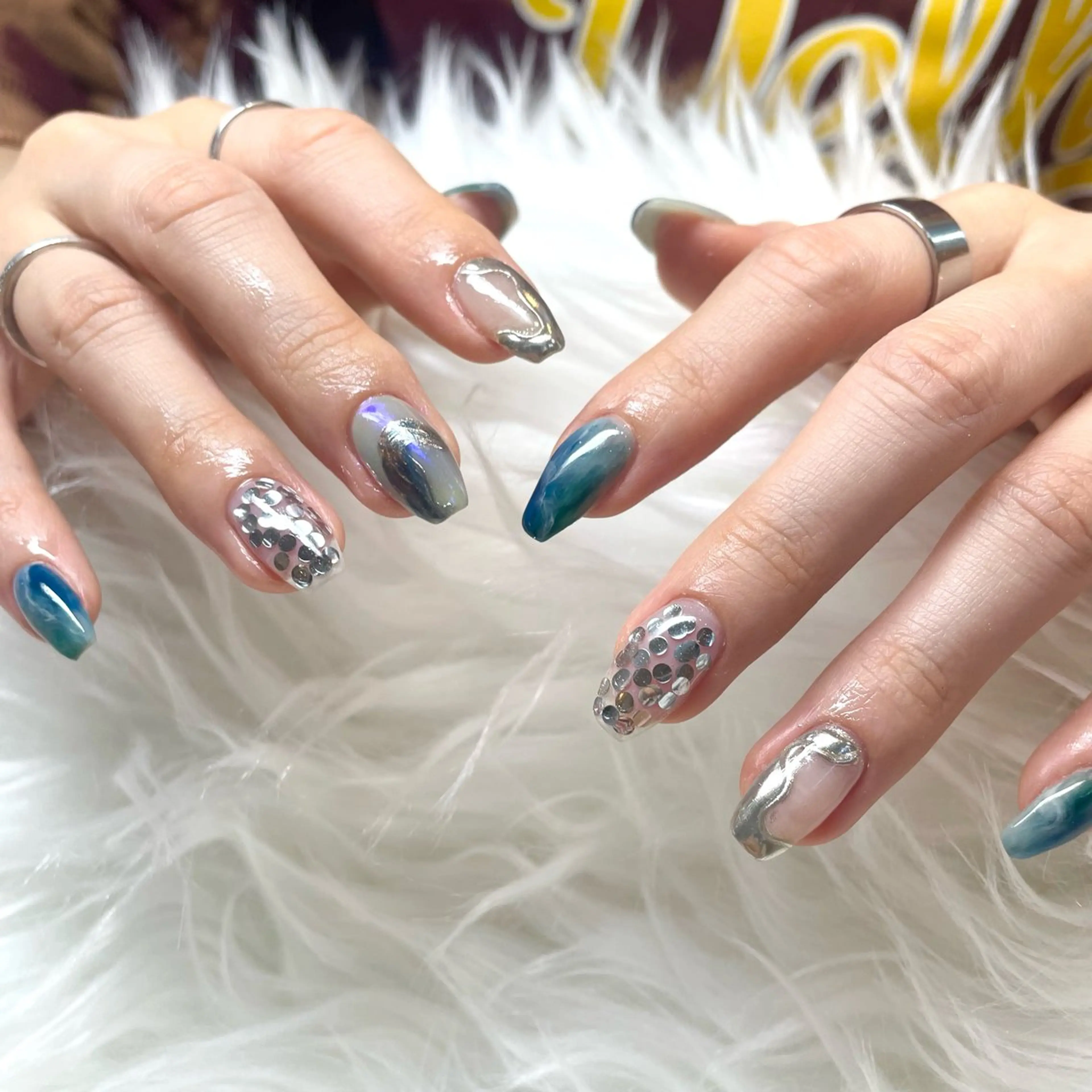 ネイル ハンドネイル 新井 ひなののネイルデザイン