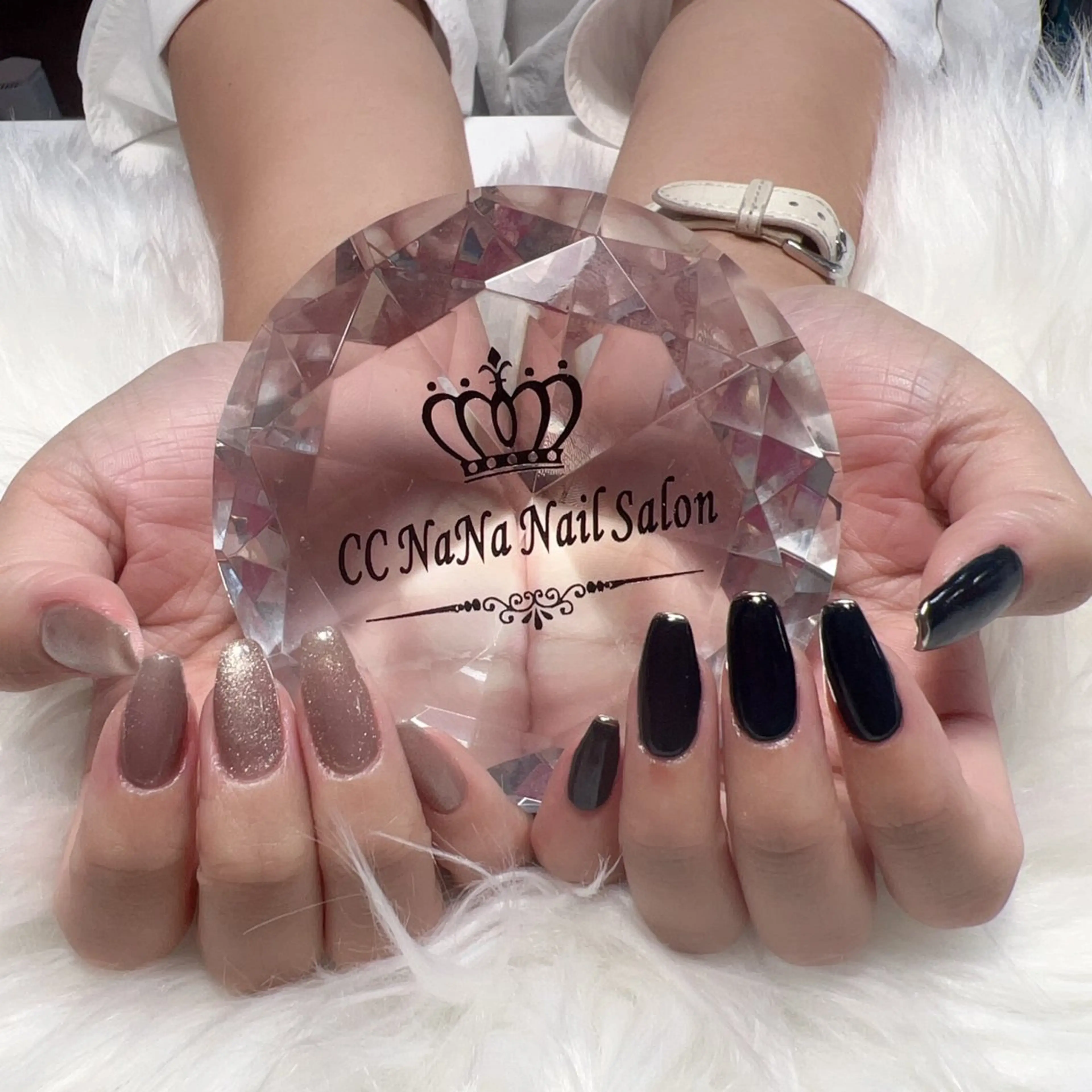 ネイル 持ち込み シンプルネイル ハンドネイル 💎CC・NaNa 韓国風ネイル🌙Cのネイルデザイン