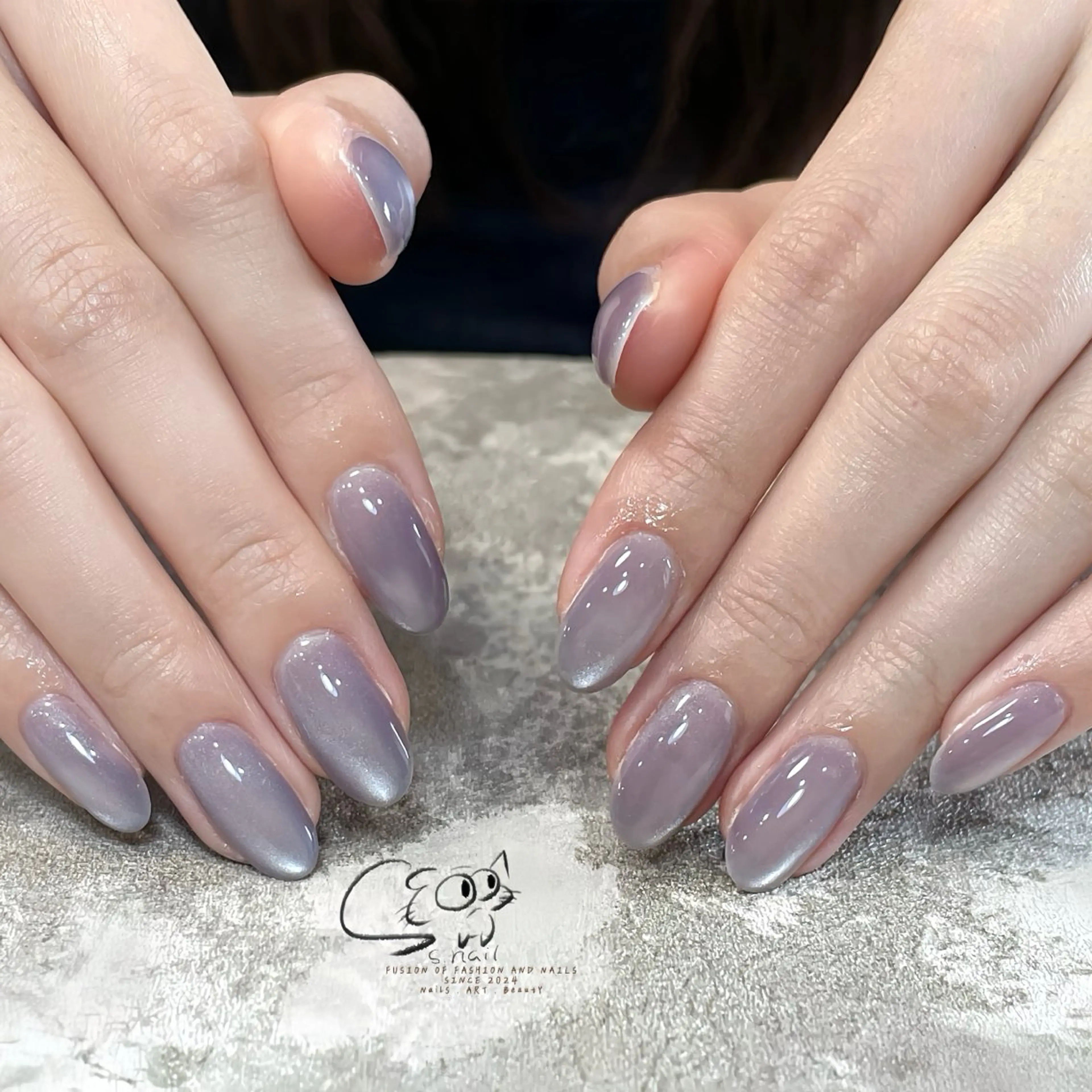 ネイル チークネイル フレンチネイル グラデーション マグネットネイル ワンカラーネイル S.nail _のネイルデザイン