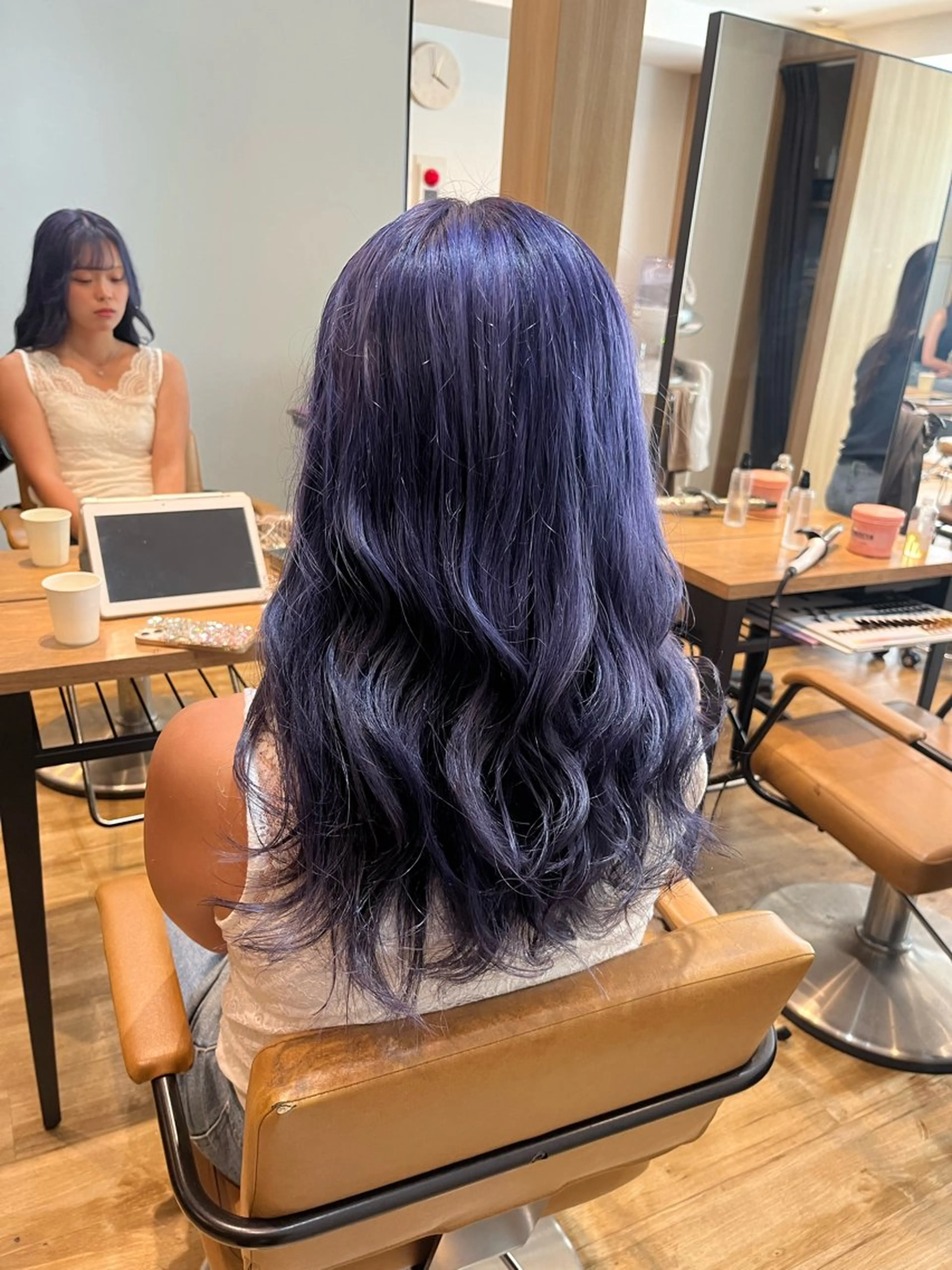 ロング カラー ブルーカラー ラベンダーカラー ヘアカラー 💖トレンド春夏 カラー💖FUTAのヘアスタイル