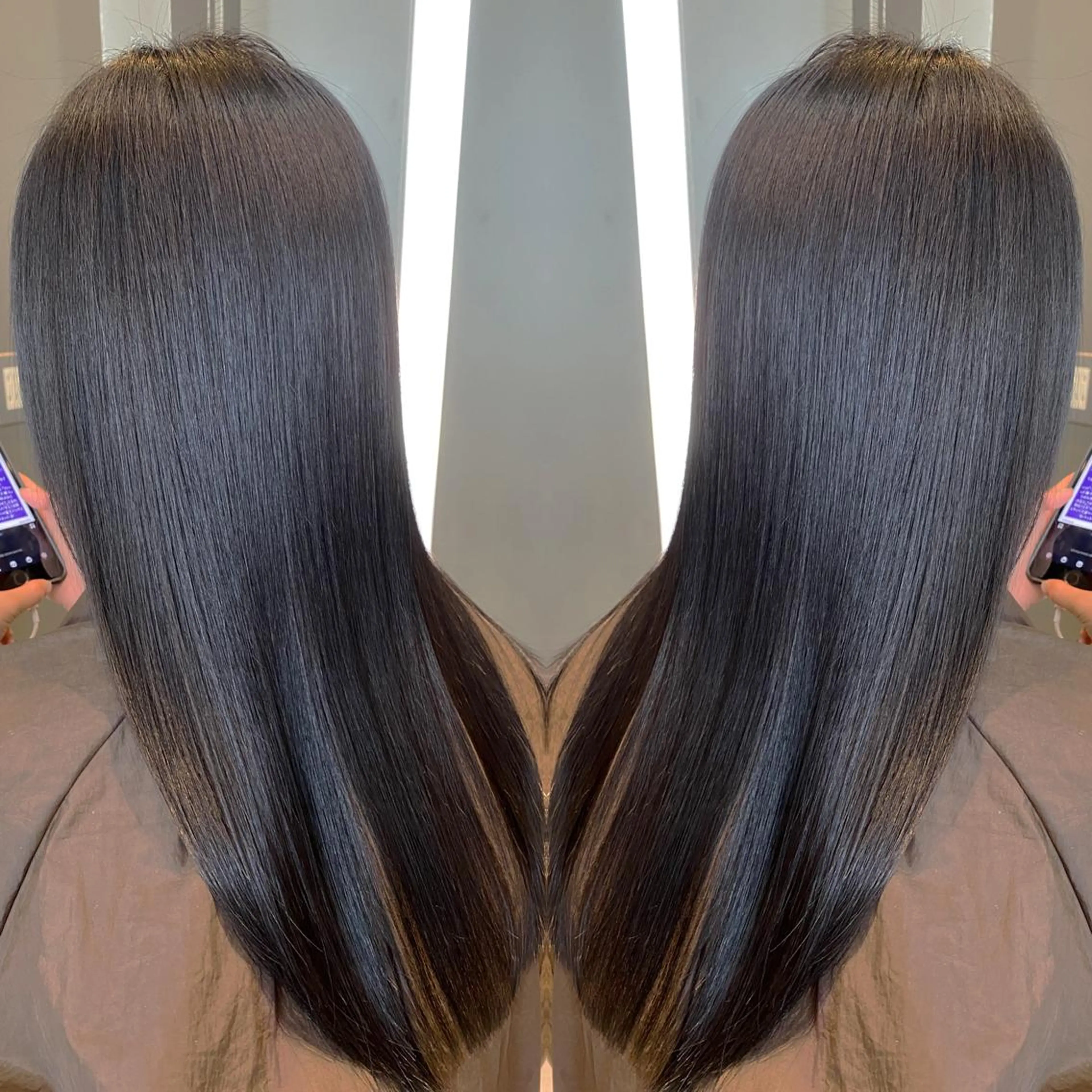 ロング 比嘉 翼のヘアスタイル