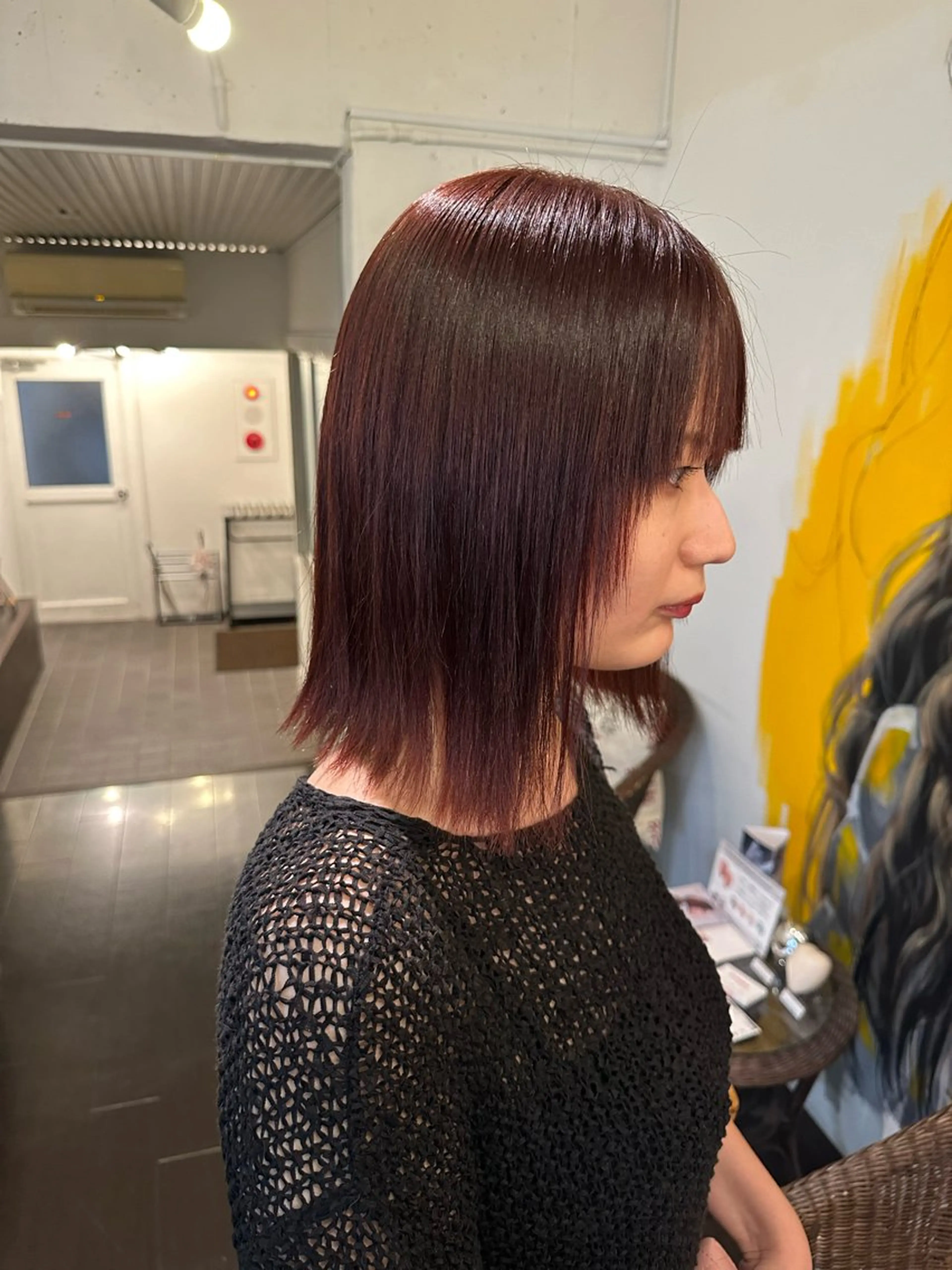 ミディアム カラー 上田 直樹のヘアスタイル