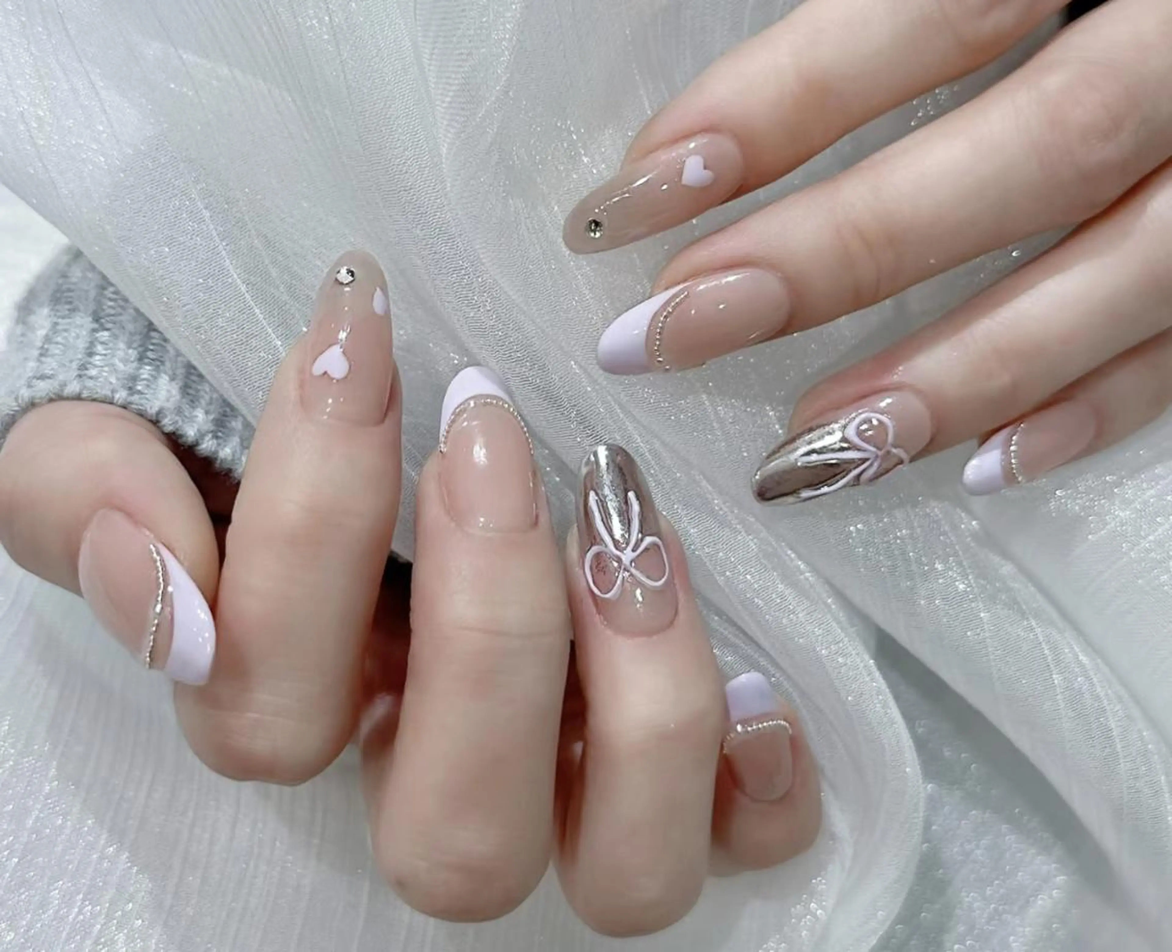 ネイル ハンドネイル ハンドケア 🍑 momo_nailのネイルデザイン