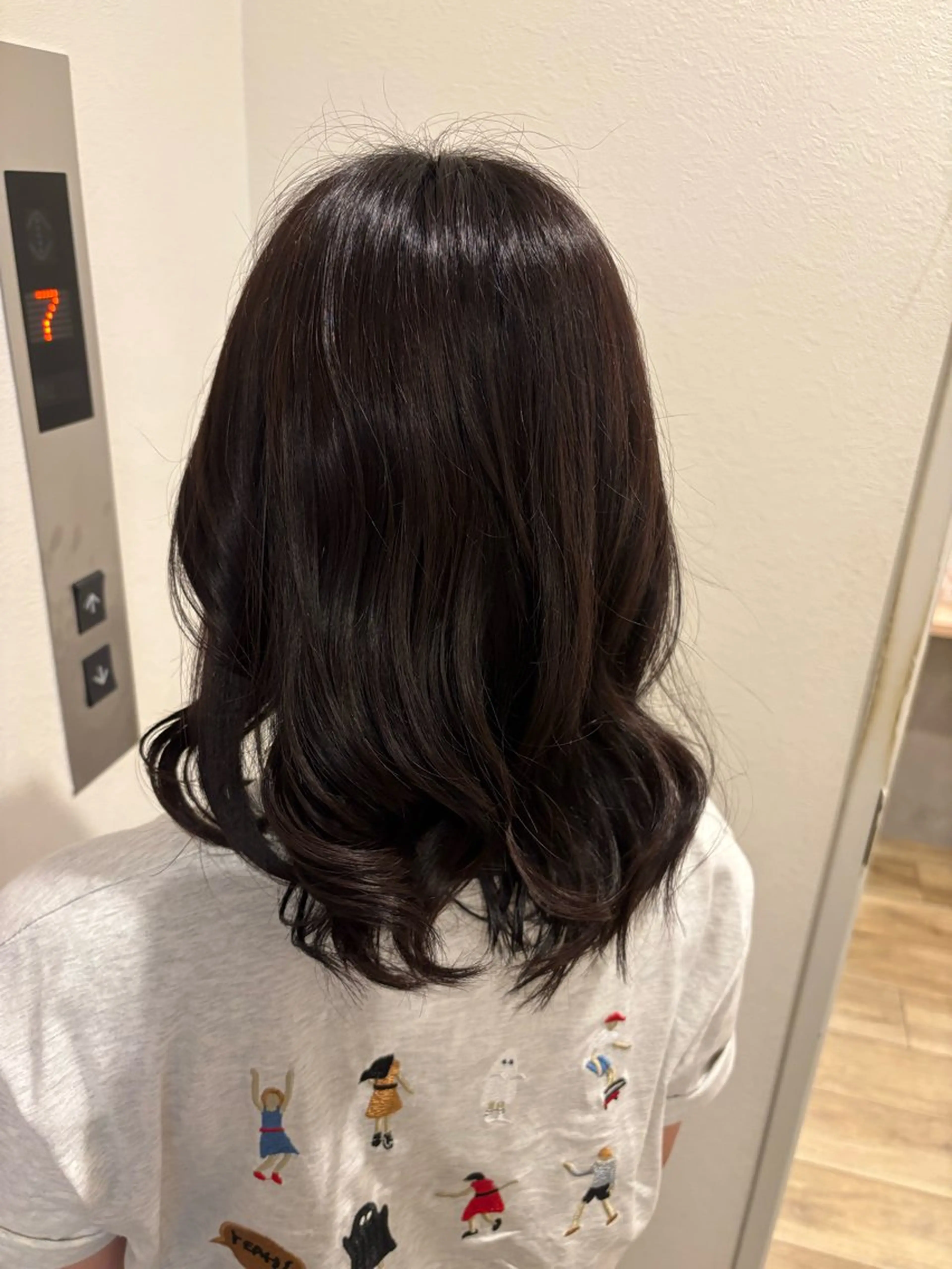 ミディアム カット ヘアカラー sakura💭🍓 CIEL四条河原町のヘアスタイル