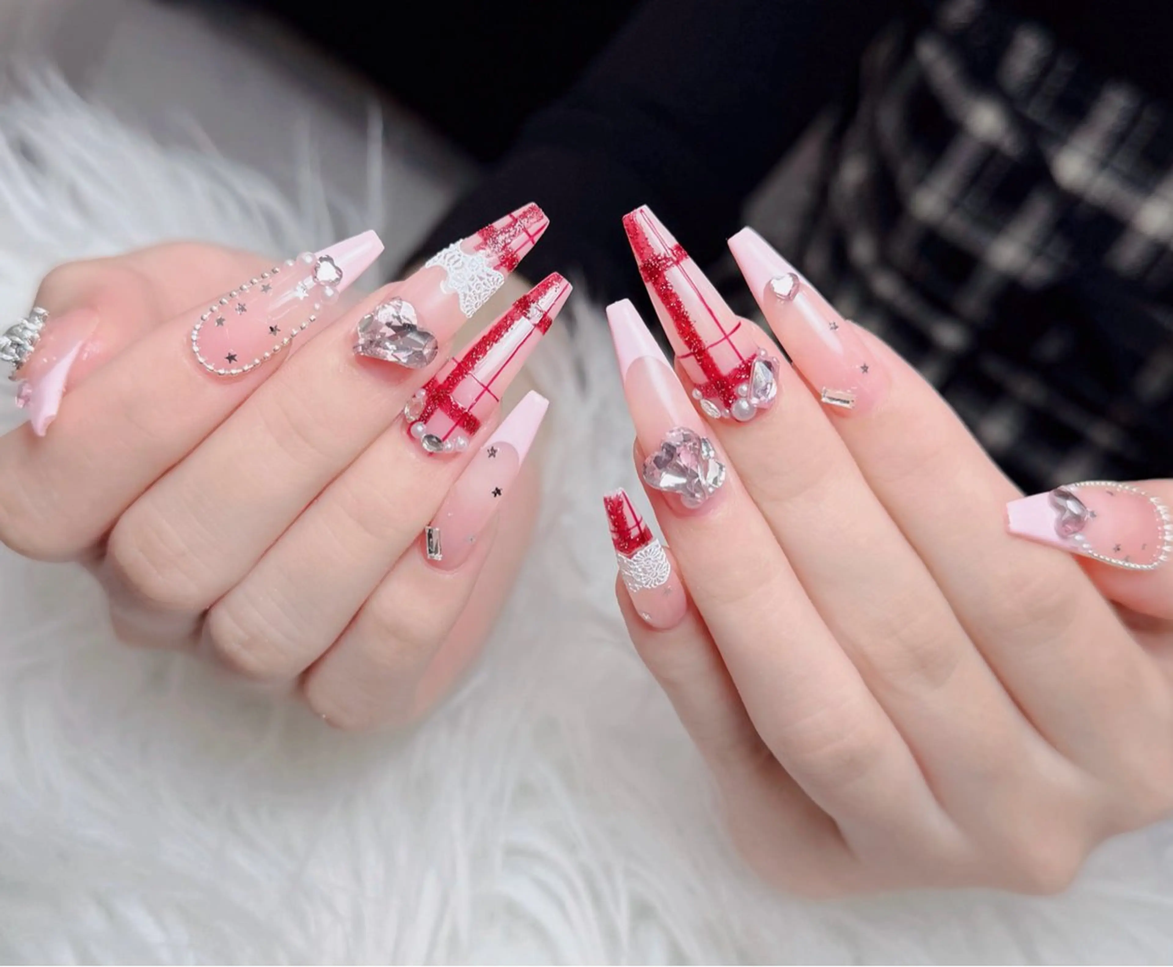 ネイル アートネイル 韓国ネイル 持ち込み ワンホンネイル ハンドネイル Lenie Nail Salonのネイルデザイン