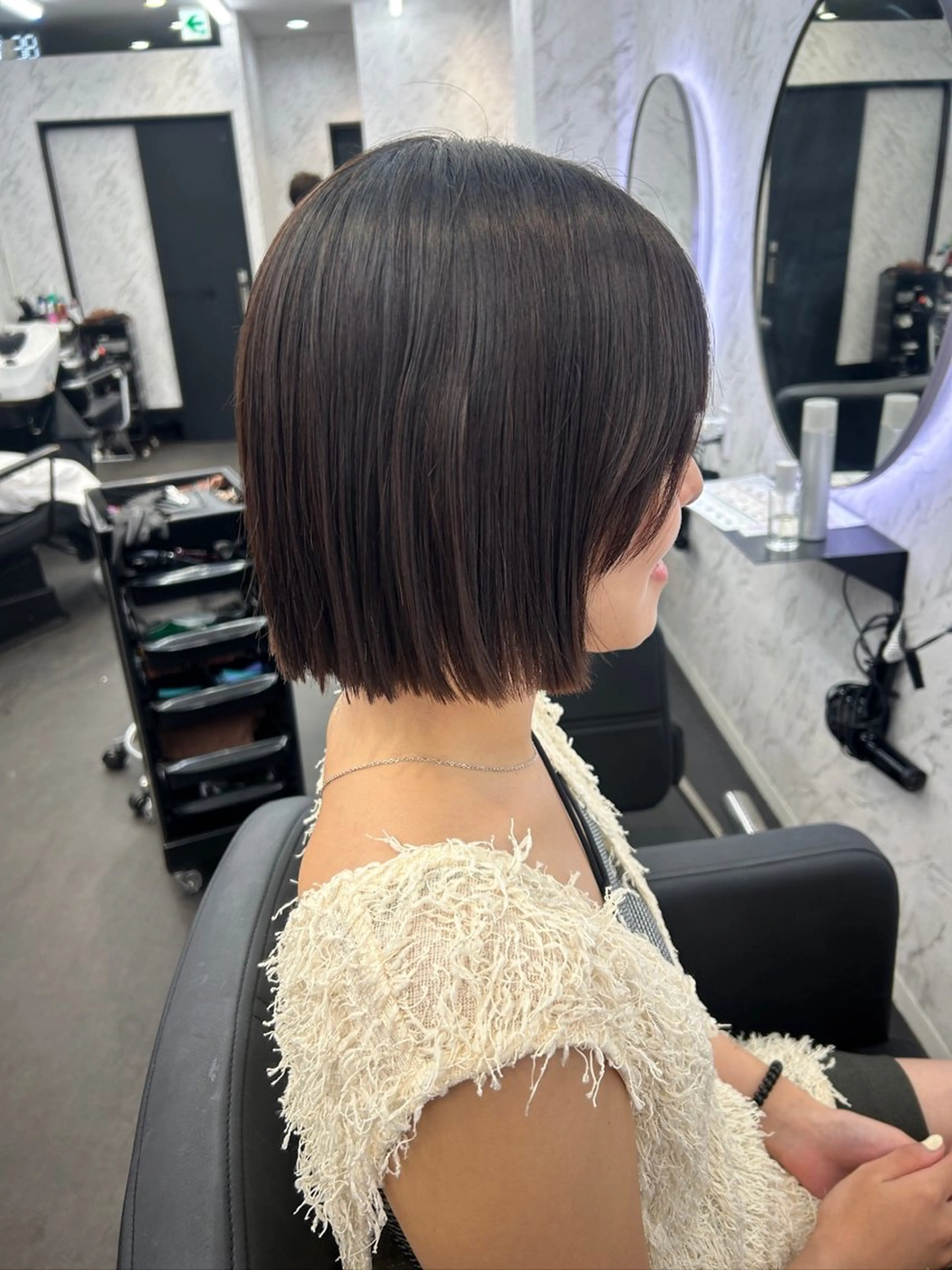 ショート ボブ カット カット¥1100 ✂️MIUのヘアスタイル
