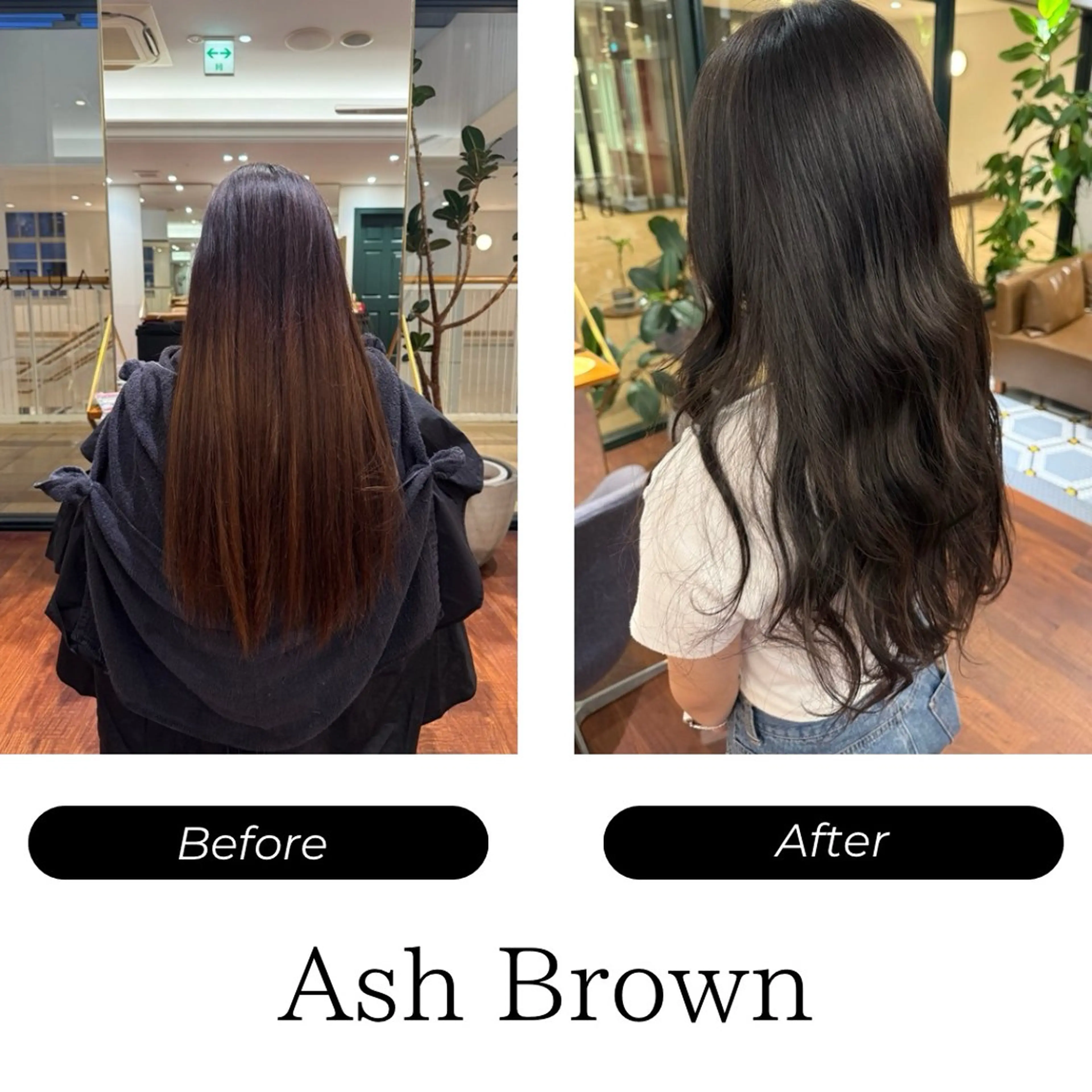 セミロング カラー ケアカラー 大前斗夢ショート /くびれカットのヘアスタイル