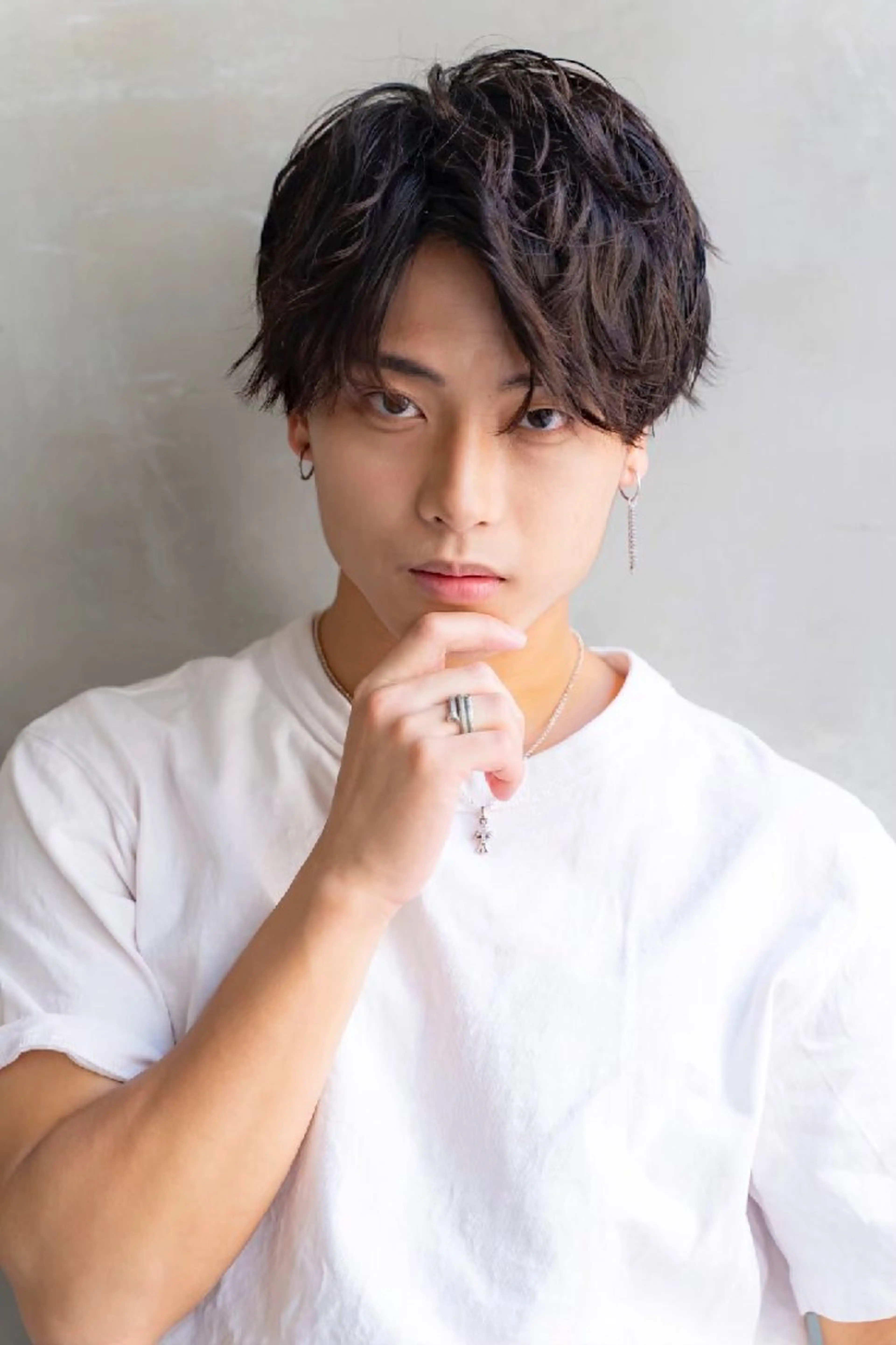 ショート メンズ ヘアアレンジ カラー パーマ カット パーマ トリートメント 【毛流れヘア】 人気No.1/ユウキのヘアスタイル