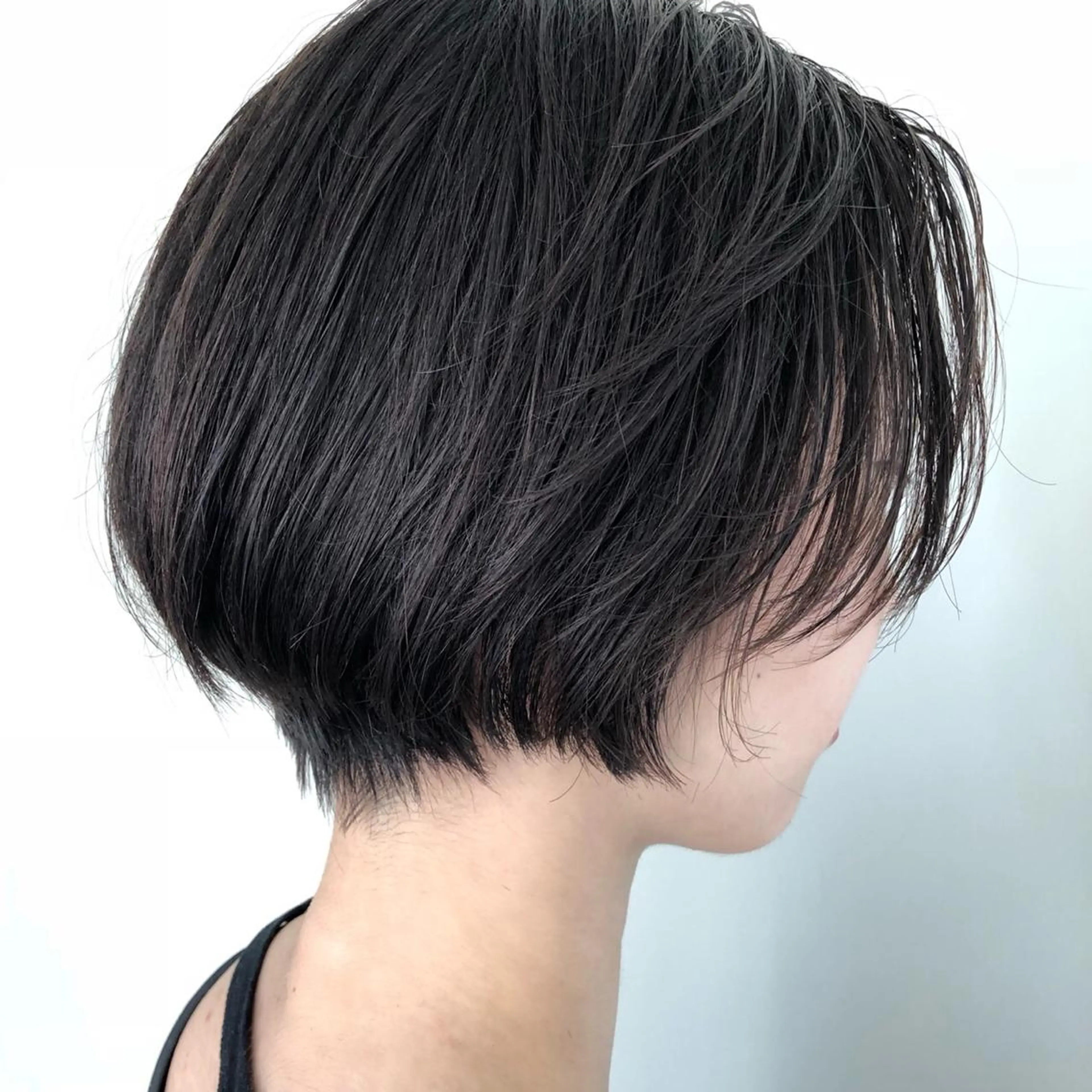 ショート パーマ ストレートパーマ 南部 康太のヘアスタイル