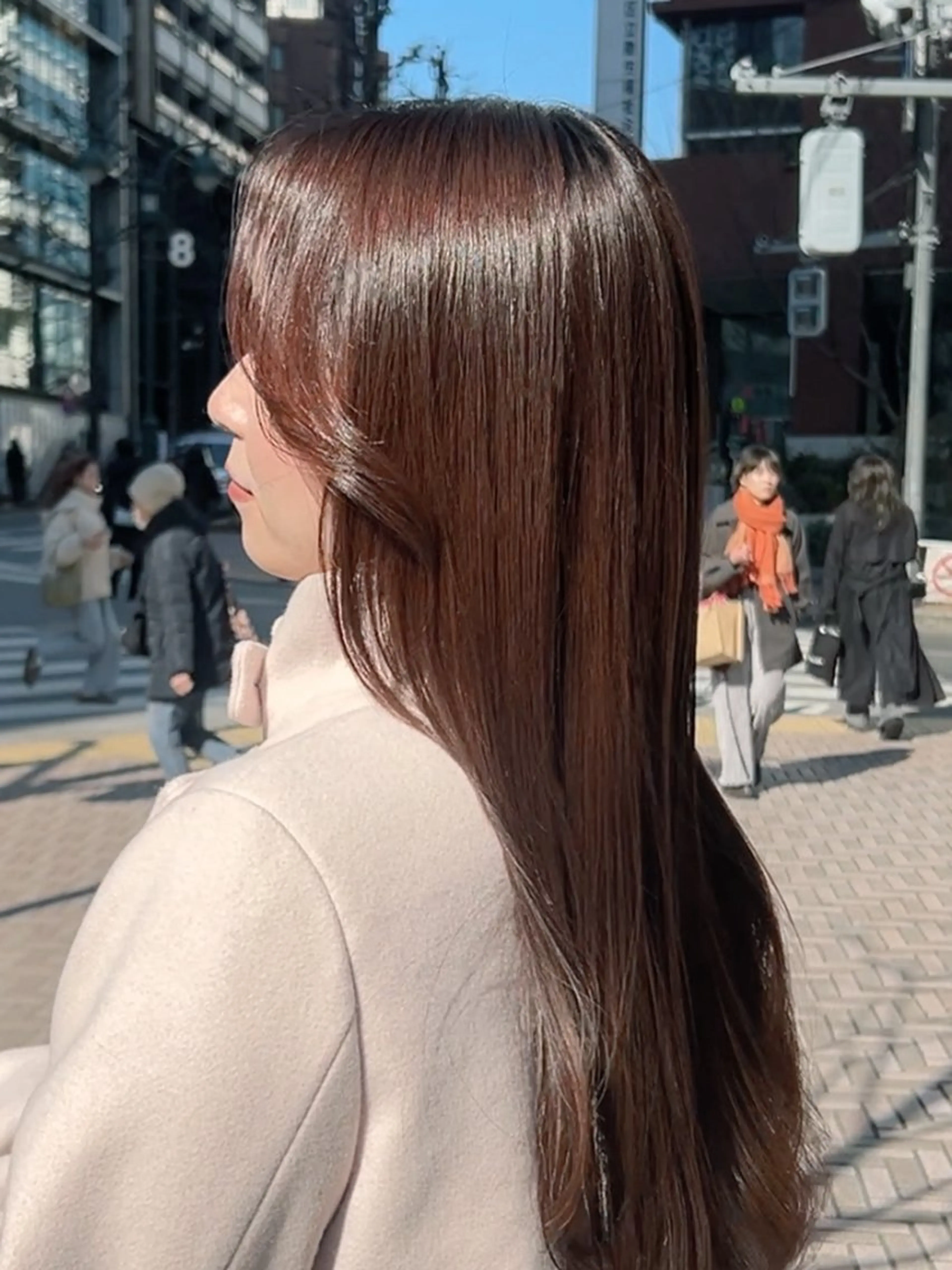 ロング カット ヘアカラー トリートメント 新宿/髪質改善カラー 美髪/艶髪/岩重知弥のヘアスタイル