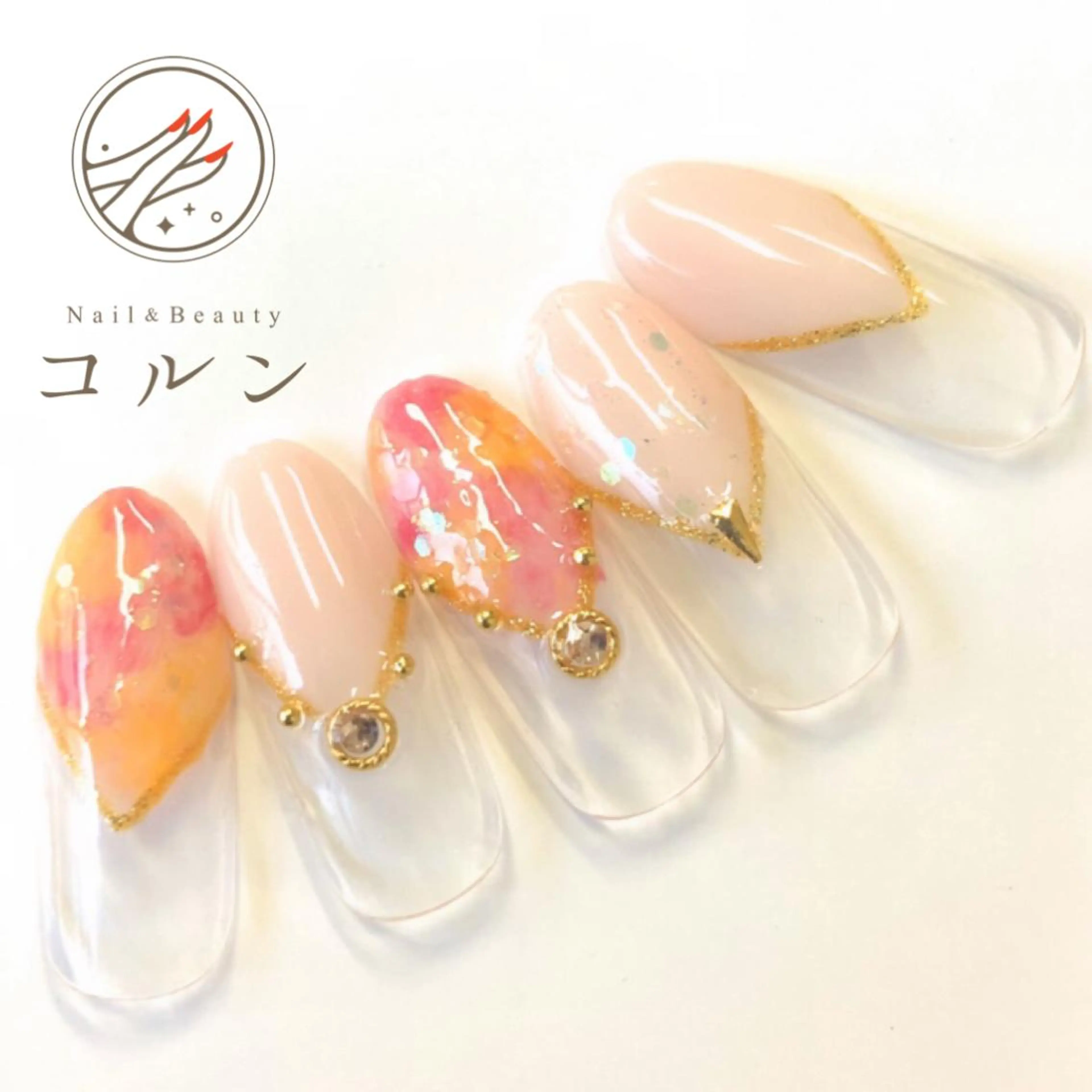 ネイル ハンドネイル フットネイル NailBeauty コルンのネイルデザイン