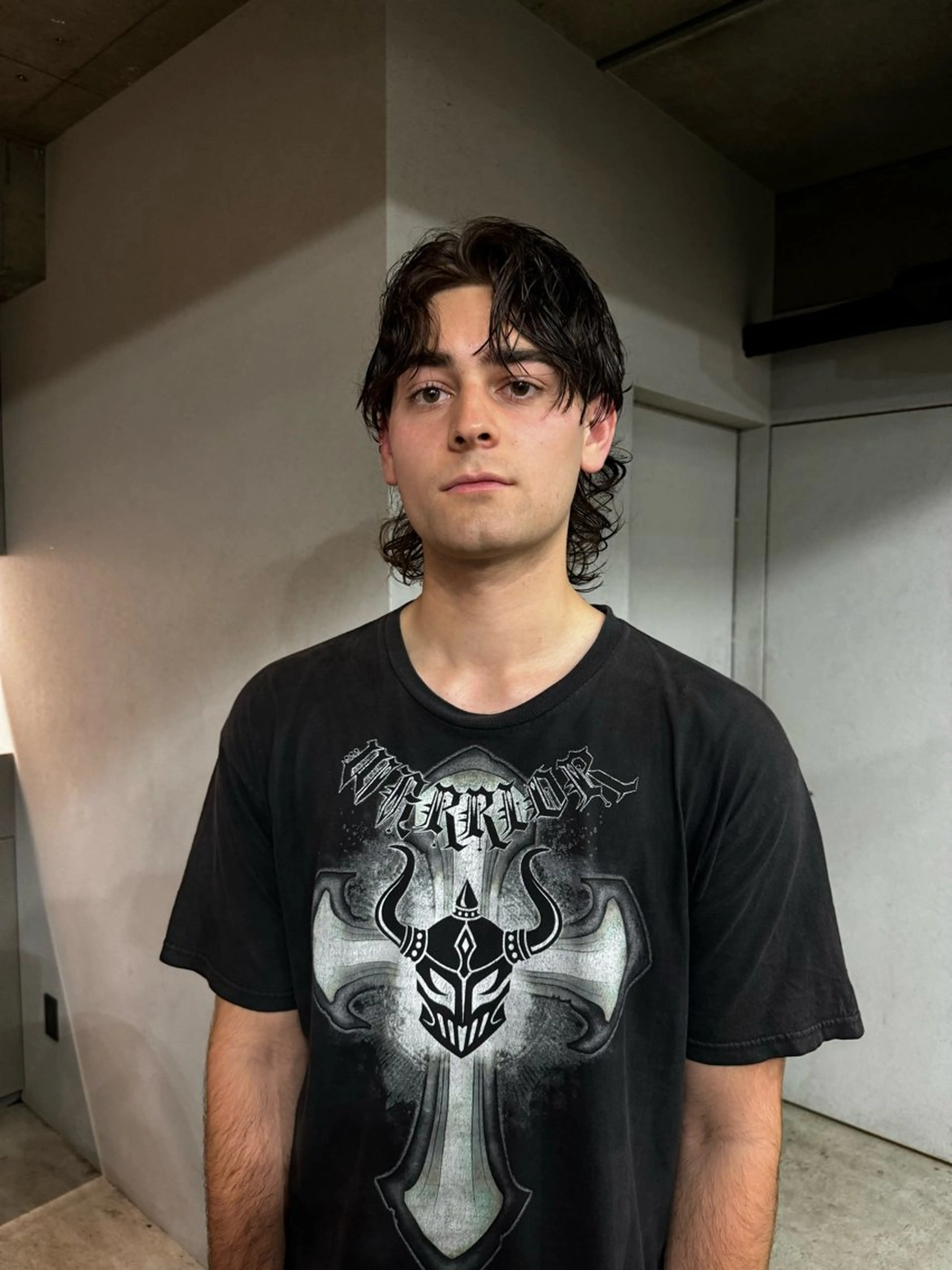 ミディアム パーマ メンズ 吉田一輝 外国人パーマのヘアスタイル