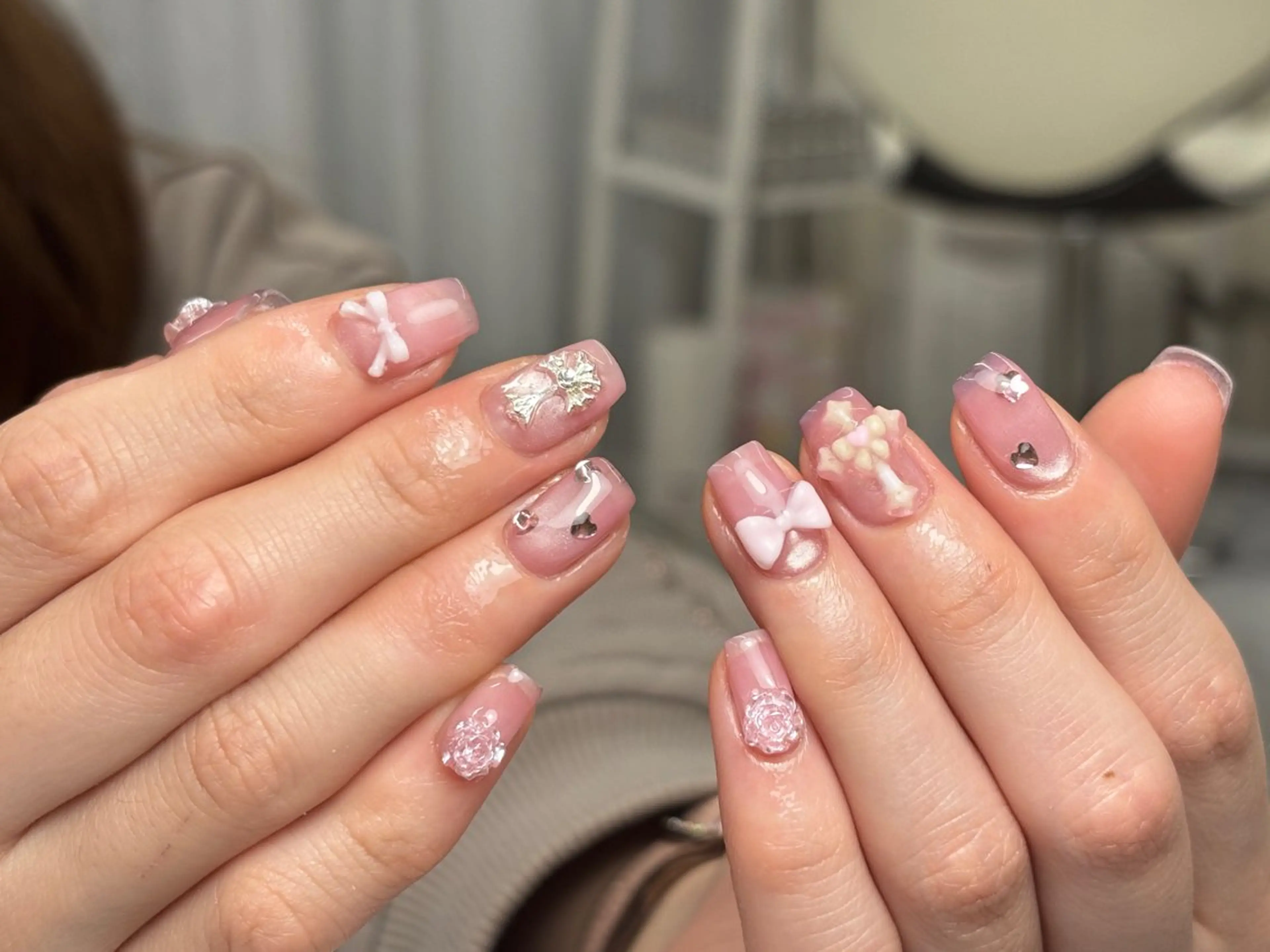 ショート トゥー フエンのネイルデザイン