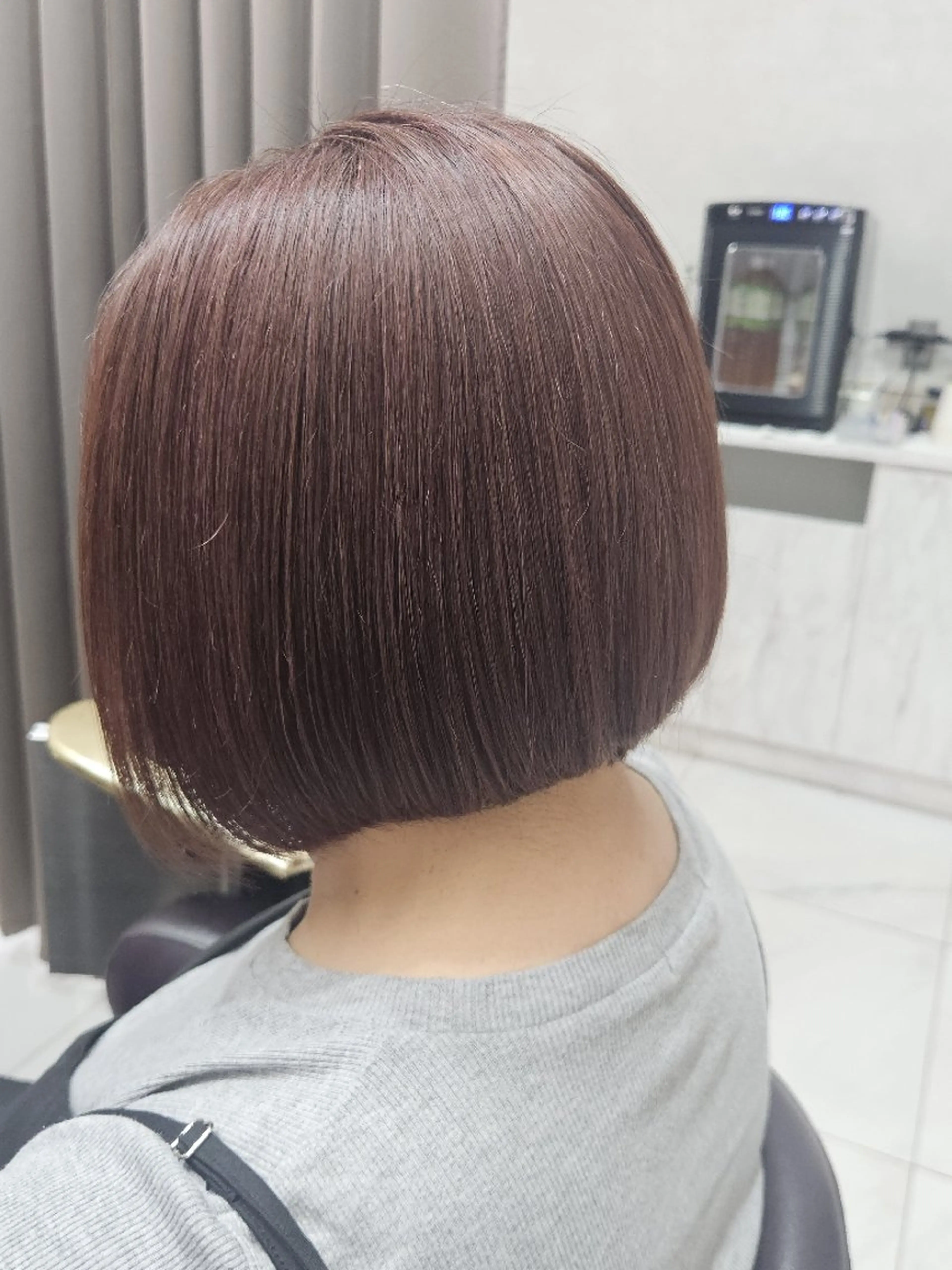 ミディアム カラー パーマ ヘアアレンジ ボブ 【GRANDEUR】 Matsuiのヘアスタイル