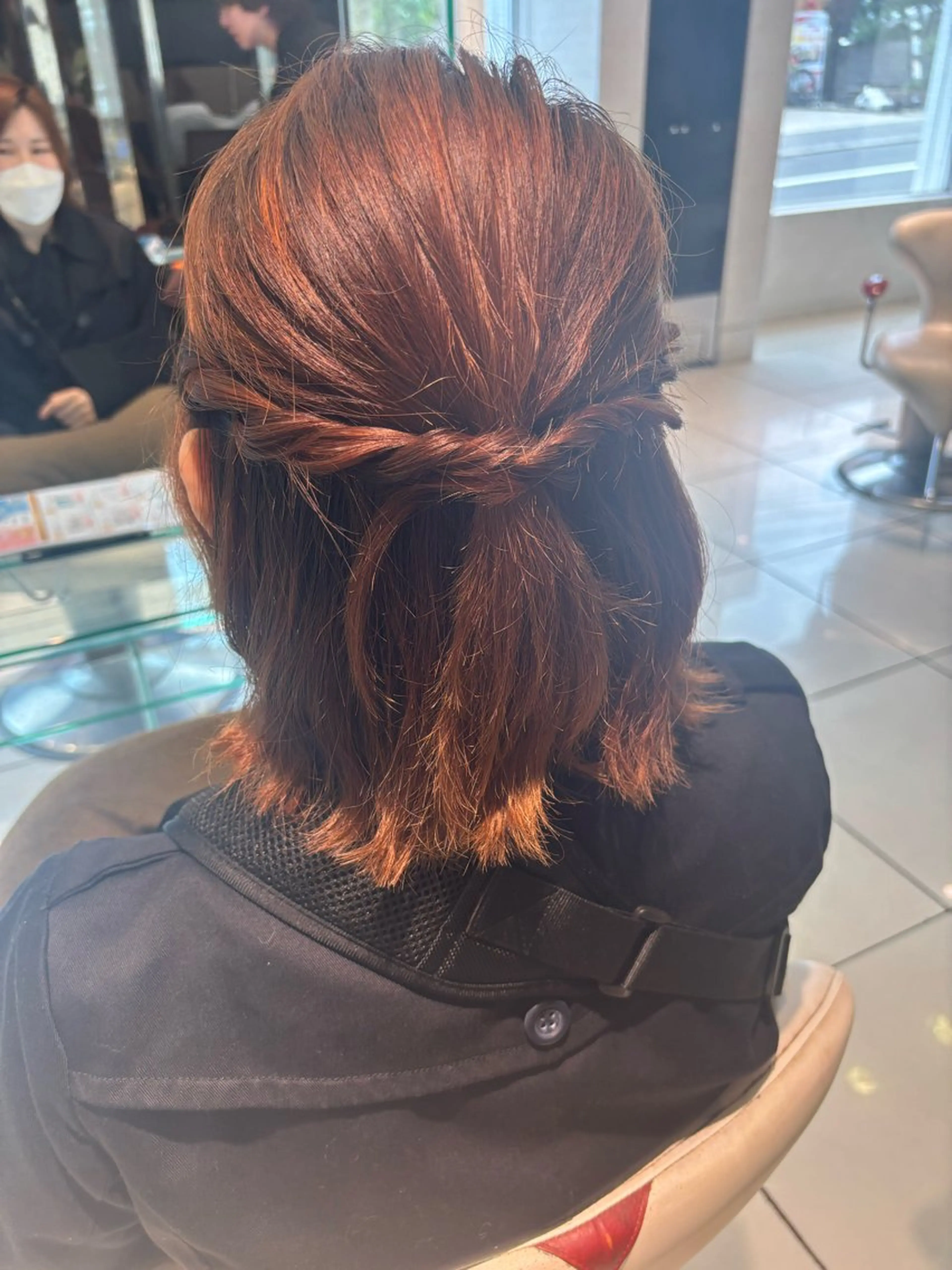 ミディアム ヘアアレンジ ヘアセット H. shinkaiのヘアスタイル