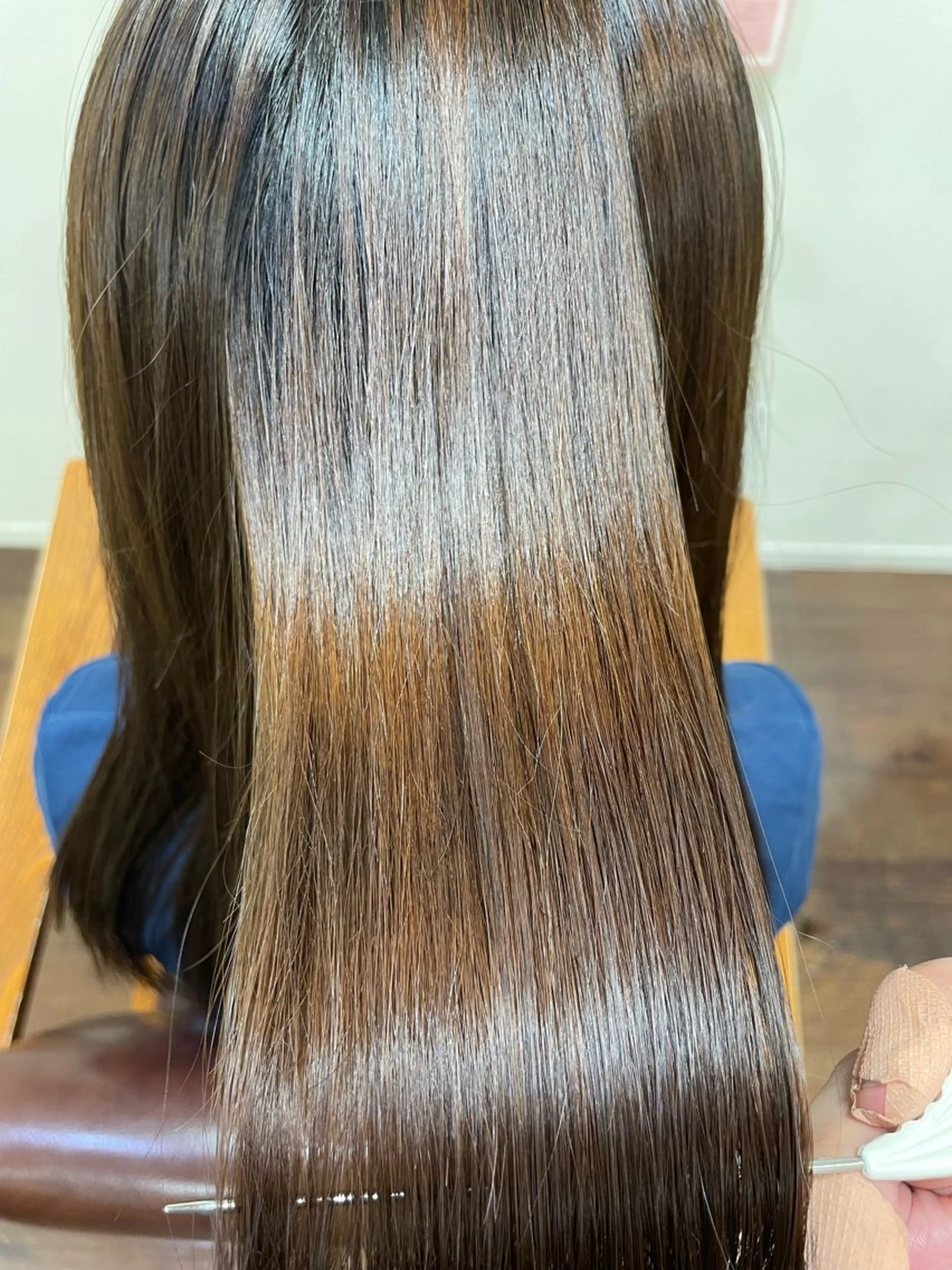 ロング カット 縮毛矯正 望月彩斗 /元住吉のヘアスタイル