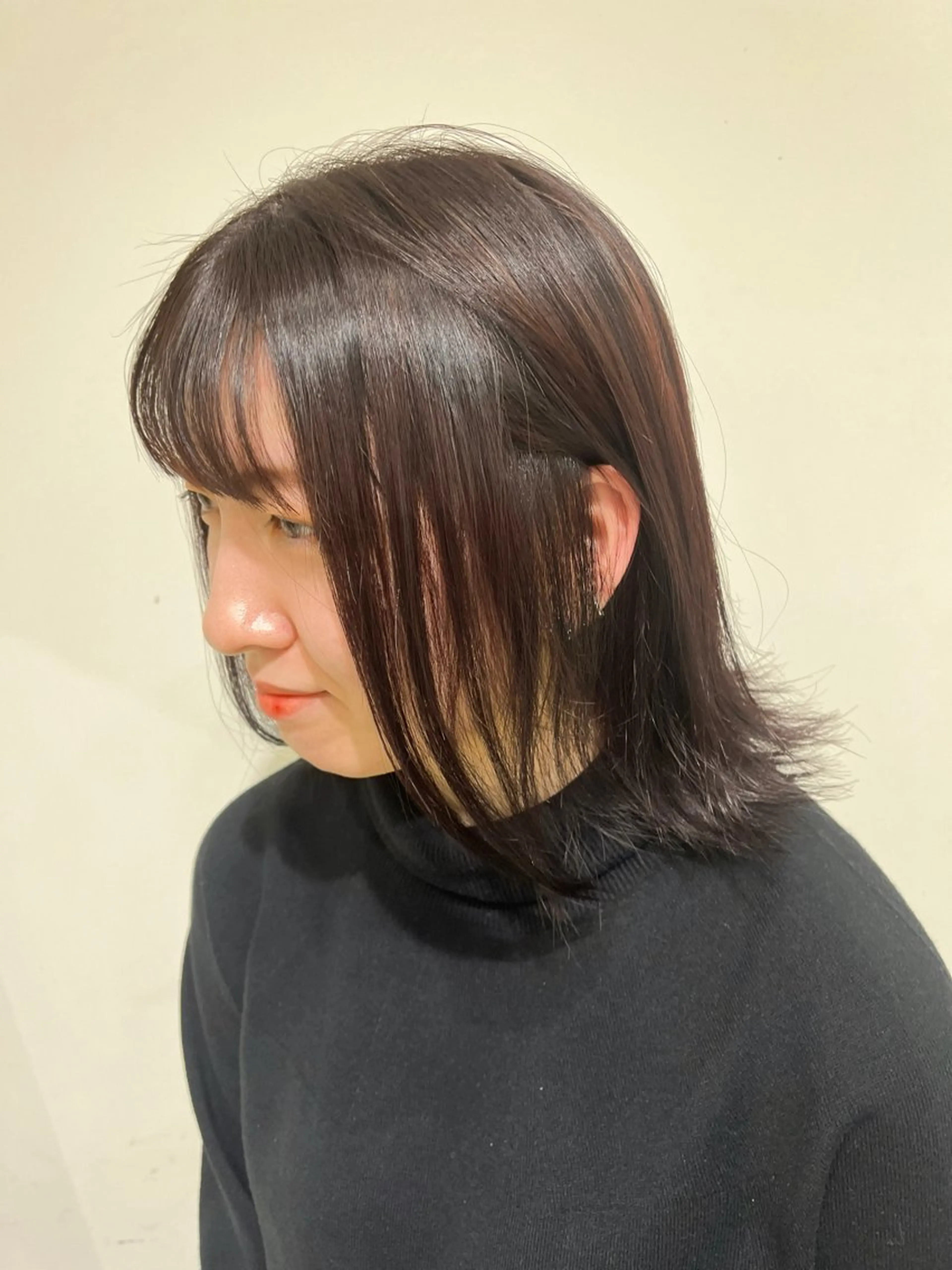 ミディアム ヘアカラー トリートメント ヤマナカアイリ /透明感カラー🫧のヘアスタイル