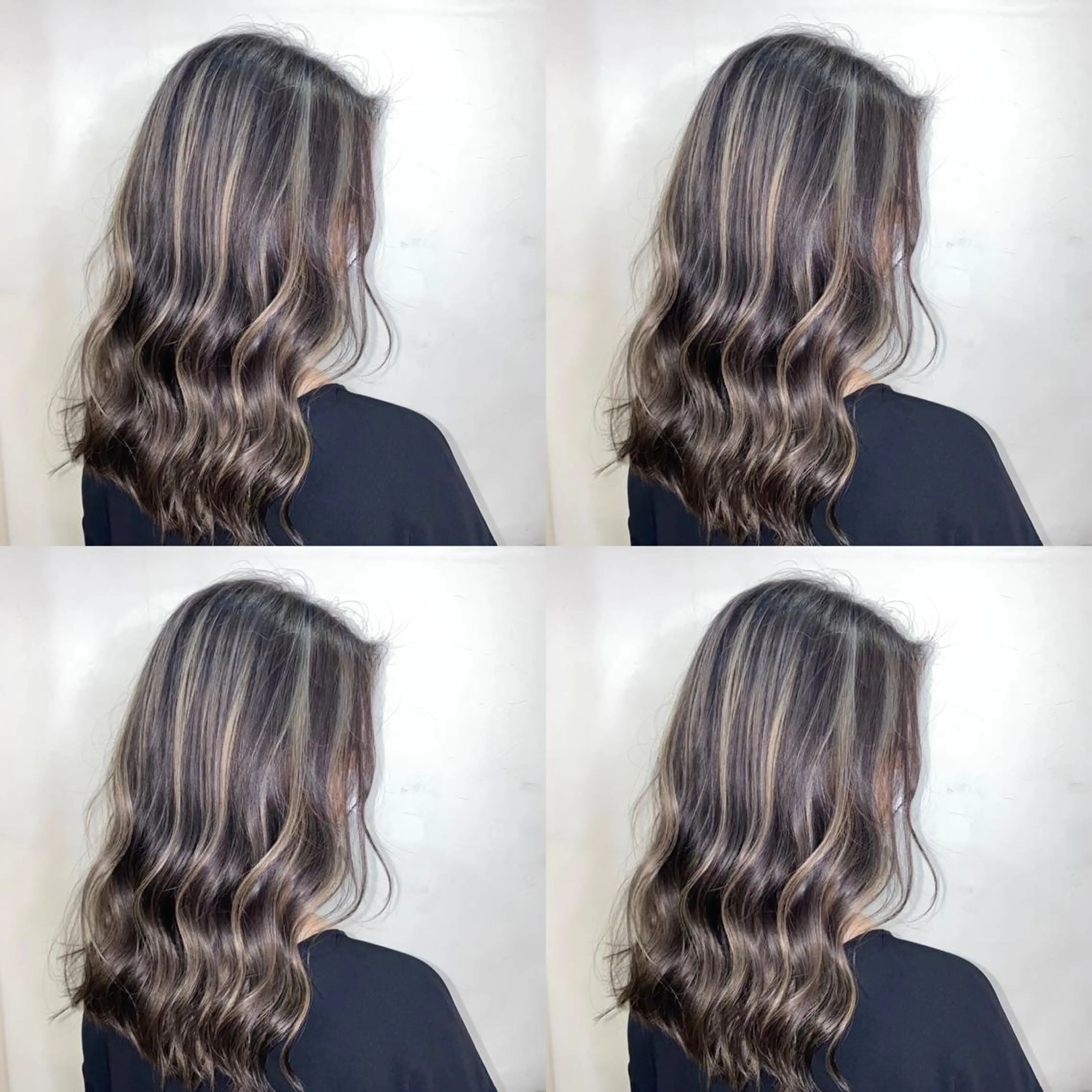 セミロング カラー ハイライトカラー ハイライト ekolu北梅田店所属・梅田中崎町髪質改善 /オキヒロト/エコルのヘアスタイル