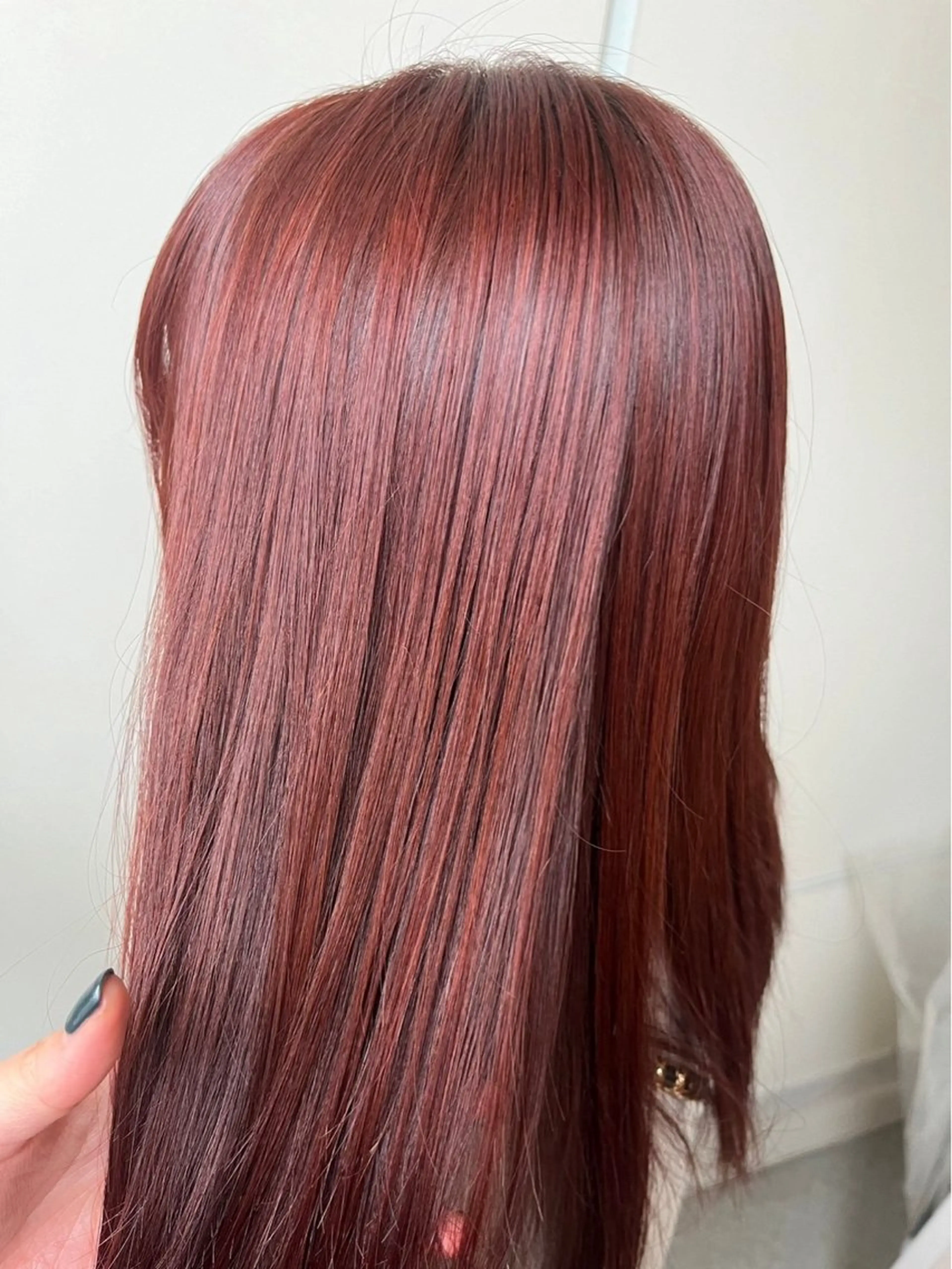 ロング カラー 暖色カラー❤️横浜 エクステらん🦖のヘアスタイル