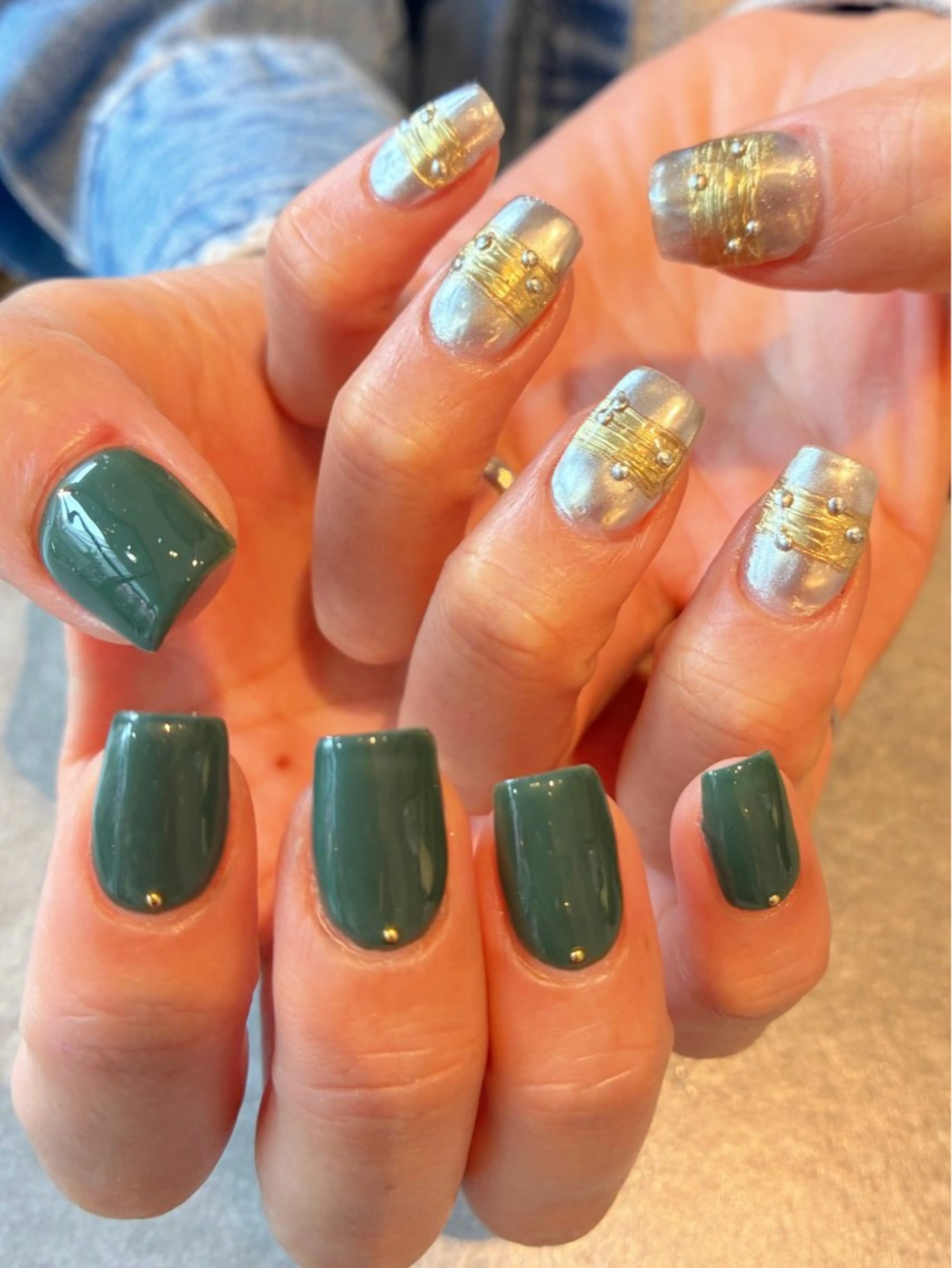 ネイル 持ち込み Nest 岩崎のネイルデザイン