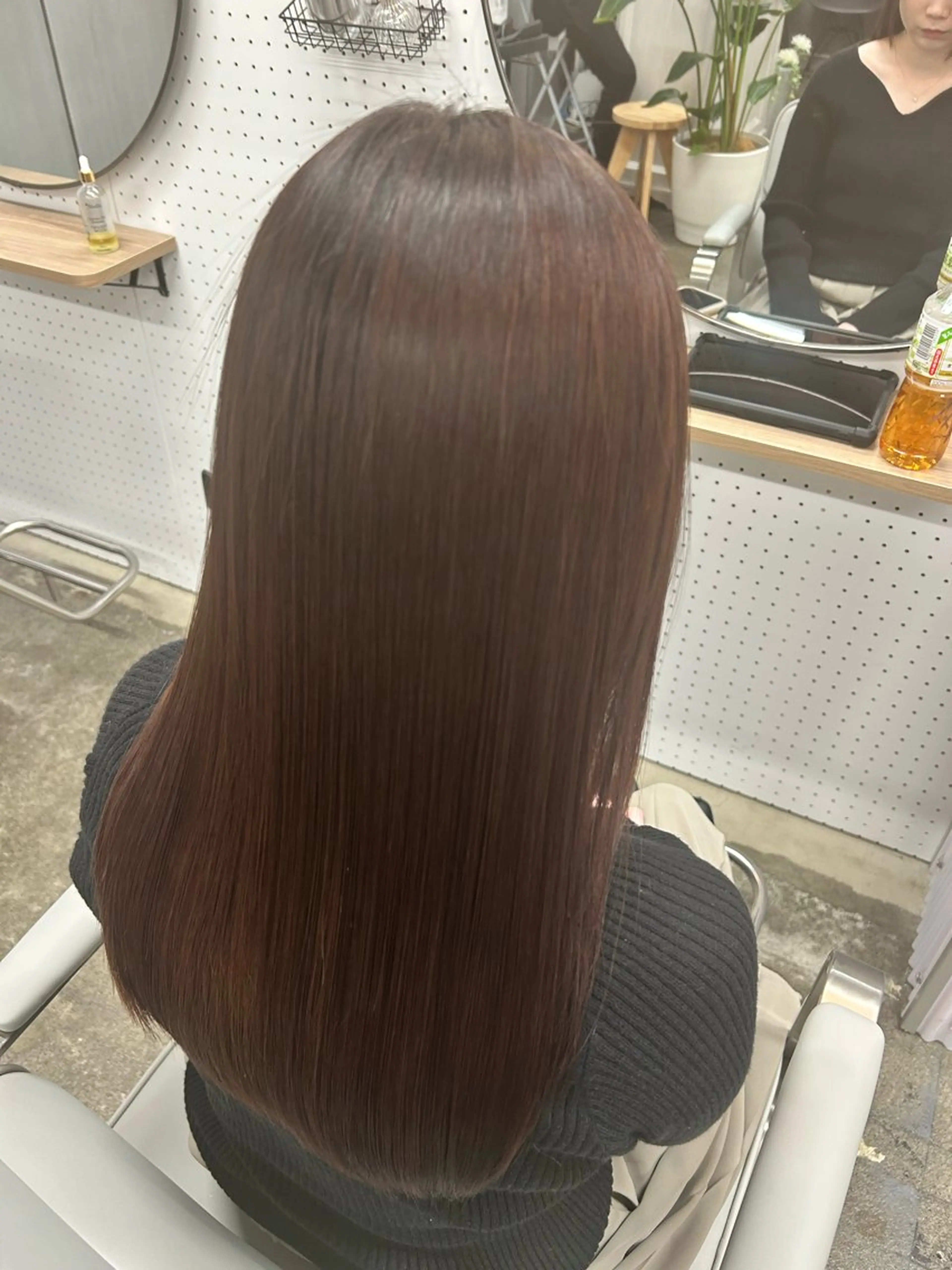 【新生活応援3月〜4月限定】カット+水素配合透明感カラー+髪質改善トリートメントライト+プチspaの写真