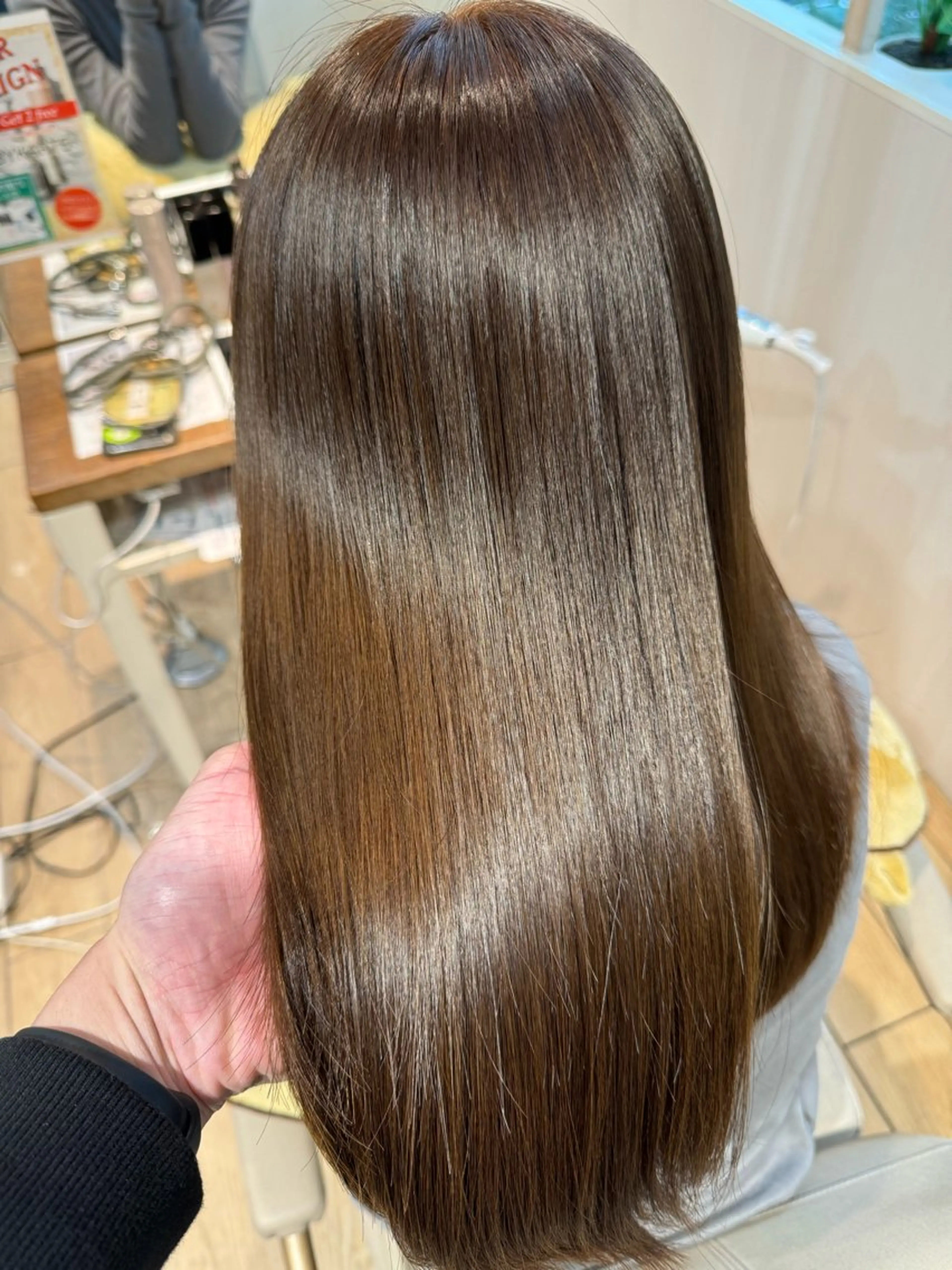 ミディアム カラー 美髪/髪質改善 川口凌弥のヘアスタイル