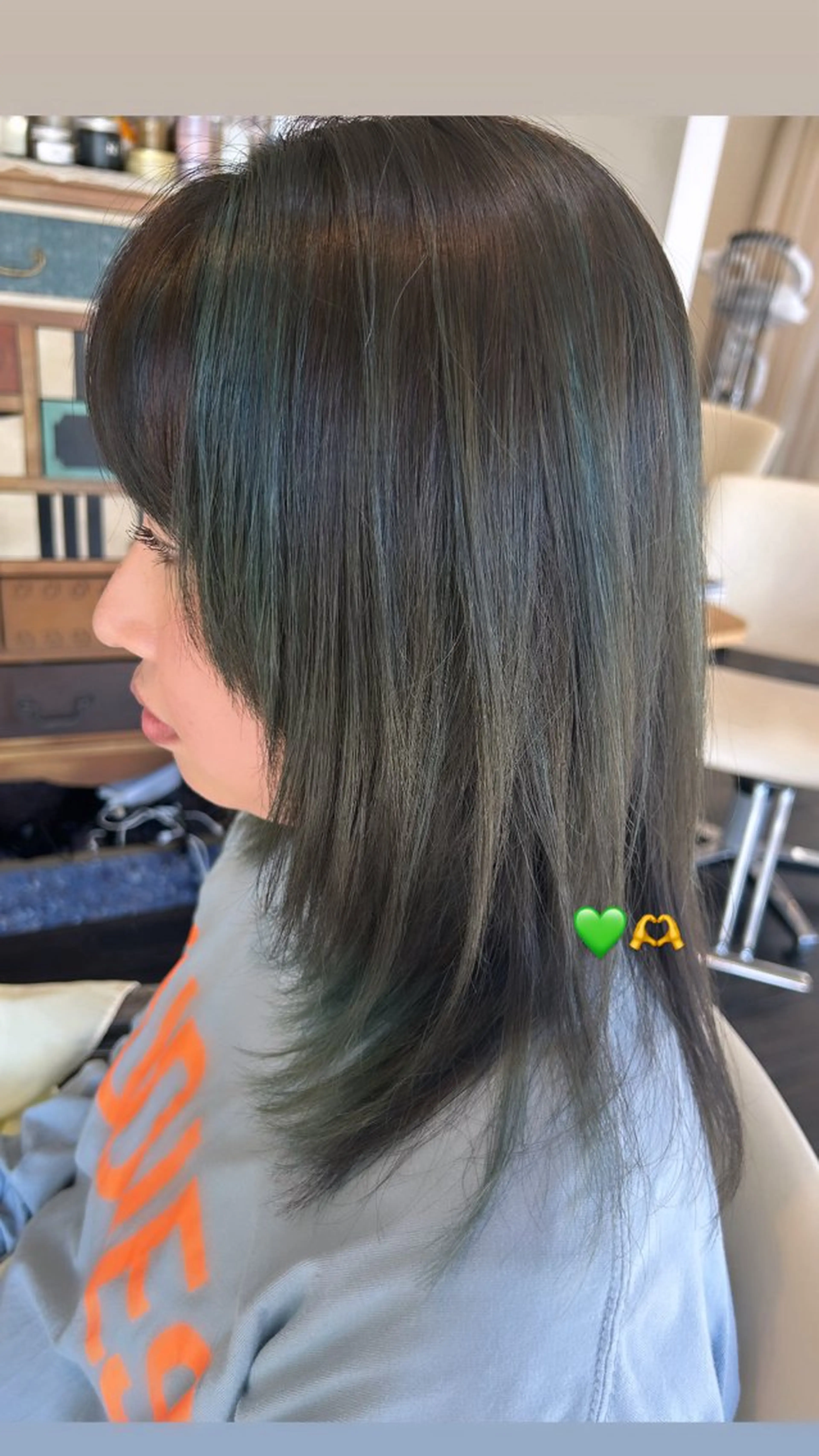 セミロング カラー ヘアカラー トリートメント ヘアセット DiMPlE  ディンプル所属・🌸スタイリスト 山浦美恵のヘアスタイル