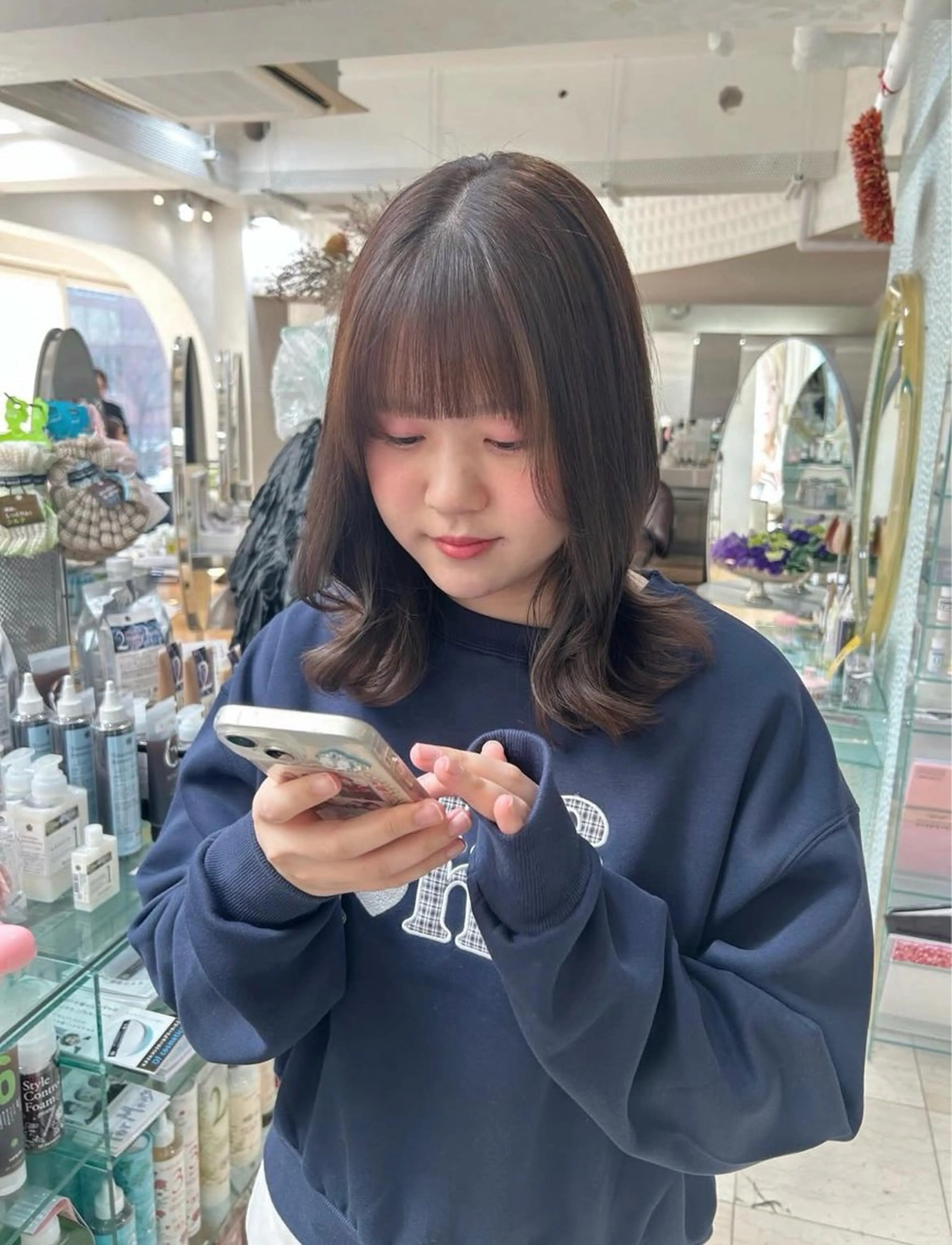 ショート カラー 透明感カラー ヘアカラー ありむらもえ/ 透明感カラーのヘアスタイル