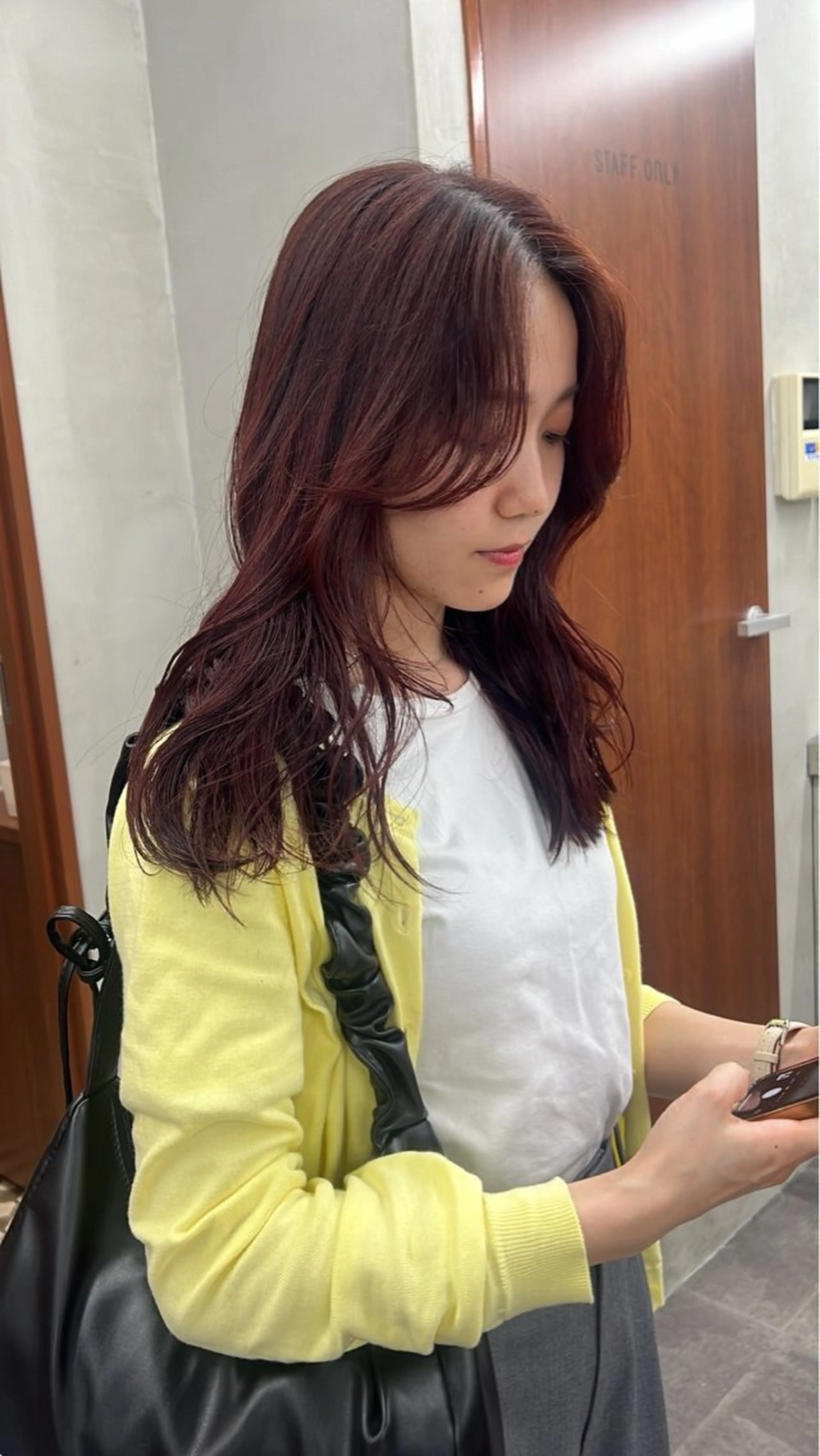 ミディアム ヘアカラー 桂 リュウタのヘアスタイル