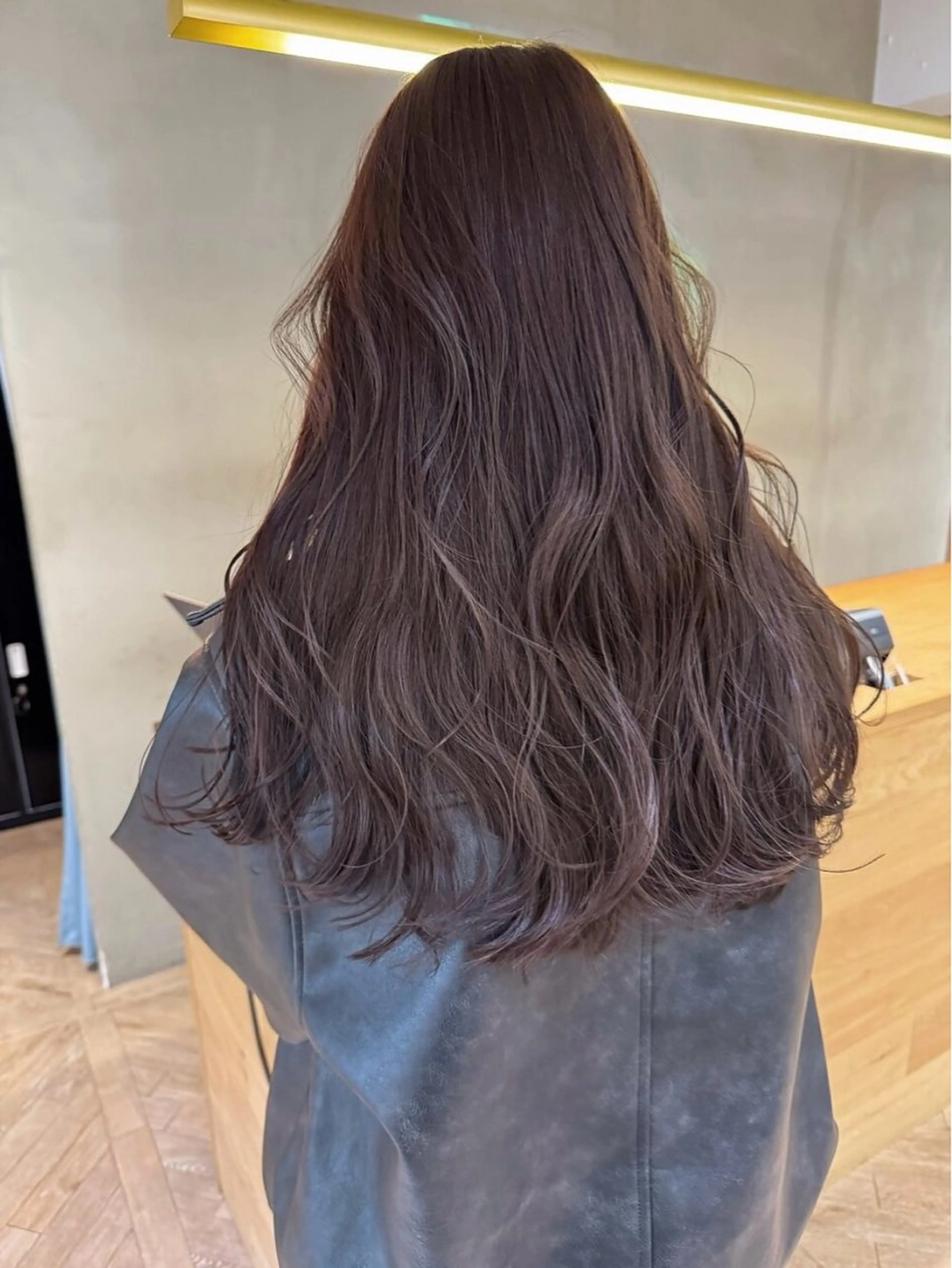 ロング 似合わせレイヤー ＆縮毛矯正のヘアスタイル
