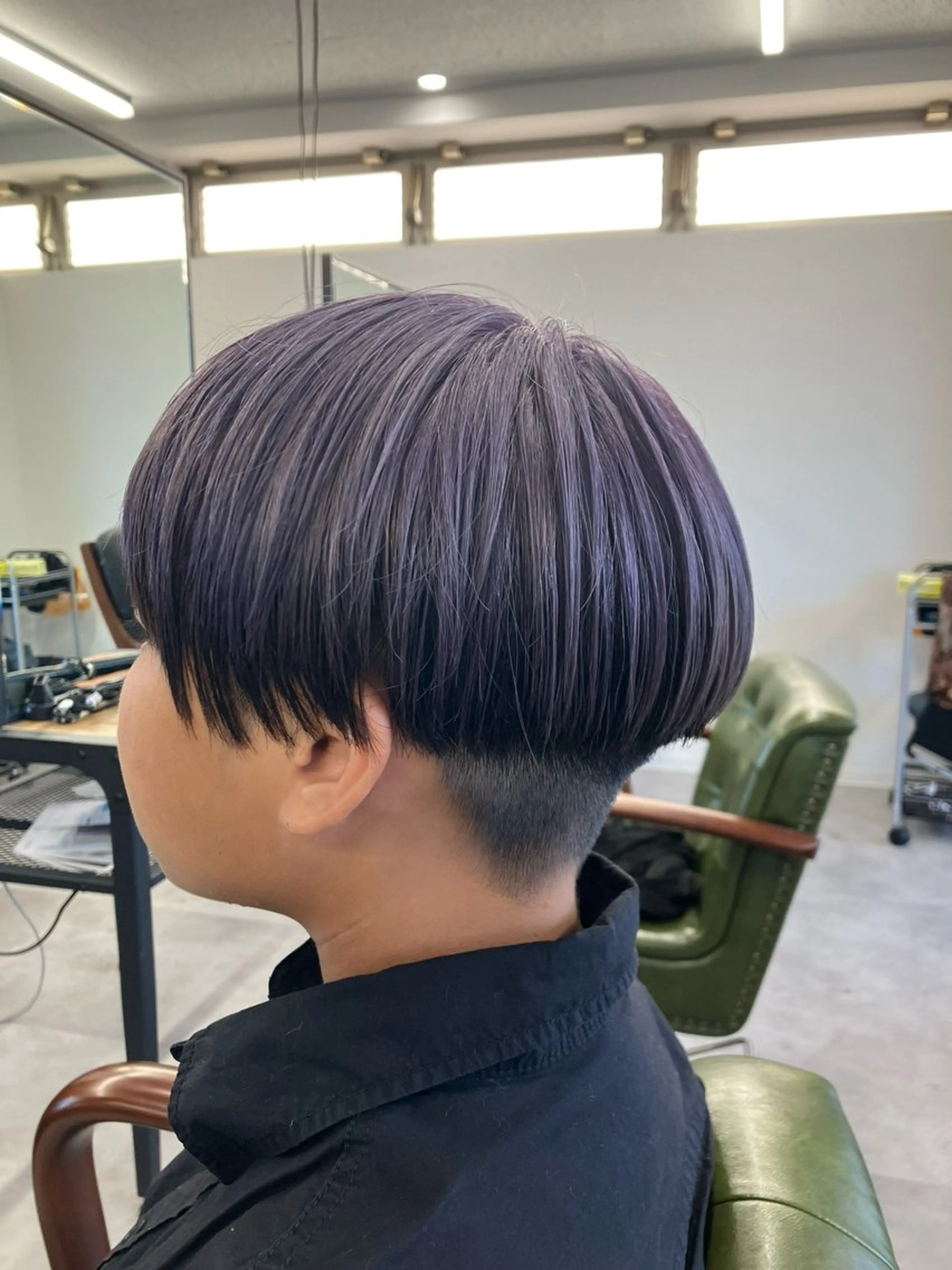 ショート ヘアカラー 藤倉 翔平のヘアスタイル