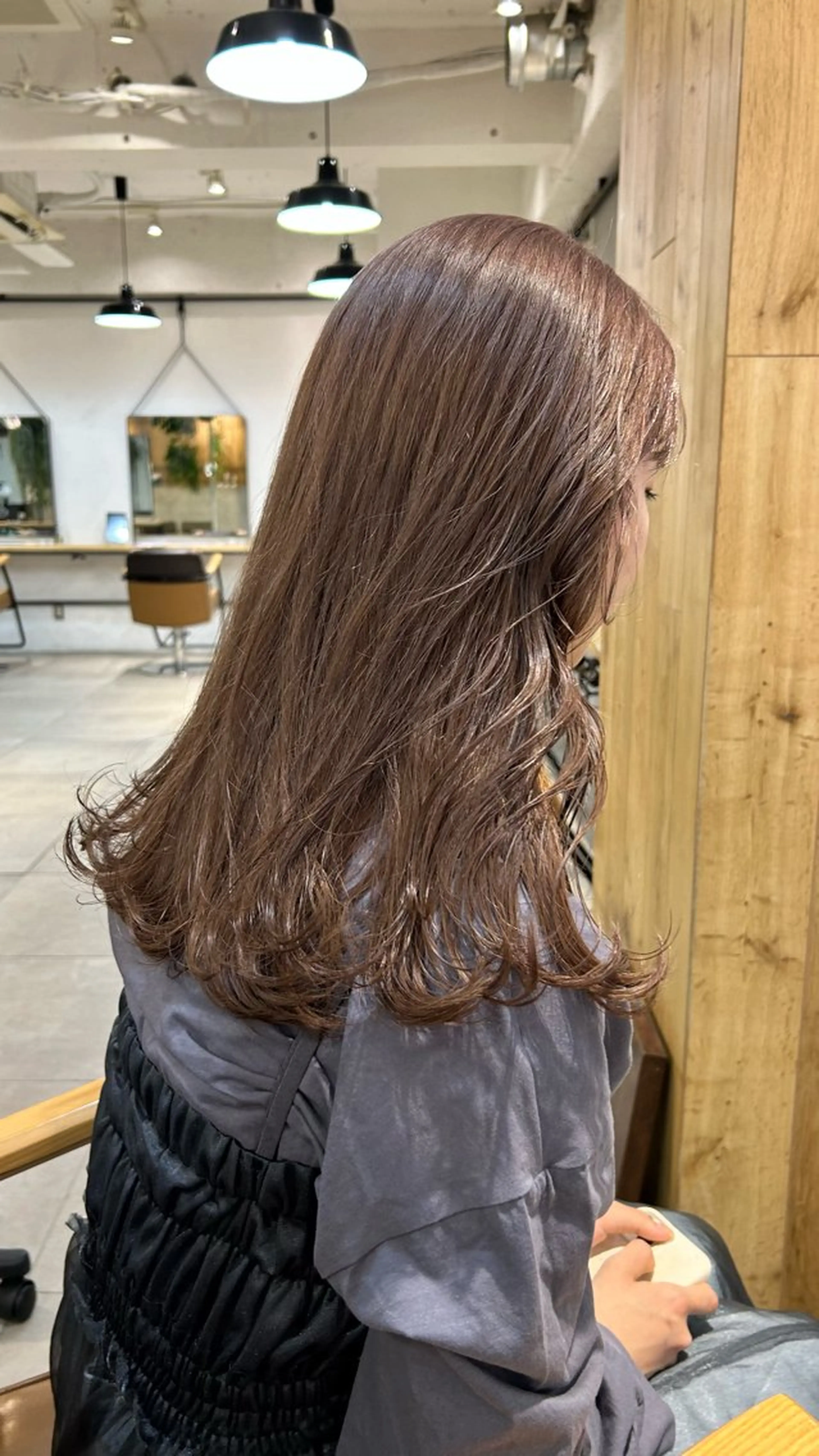 ミディアム カラー じゅわっと暖色カラー 🍊Moemiのヘアスタイル