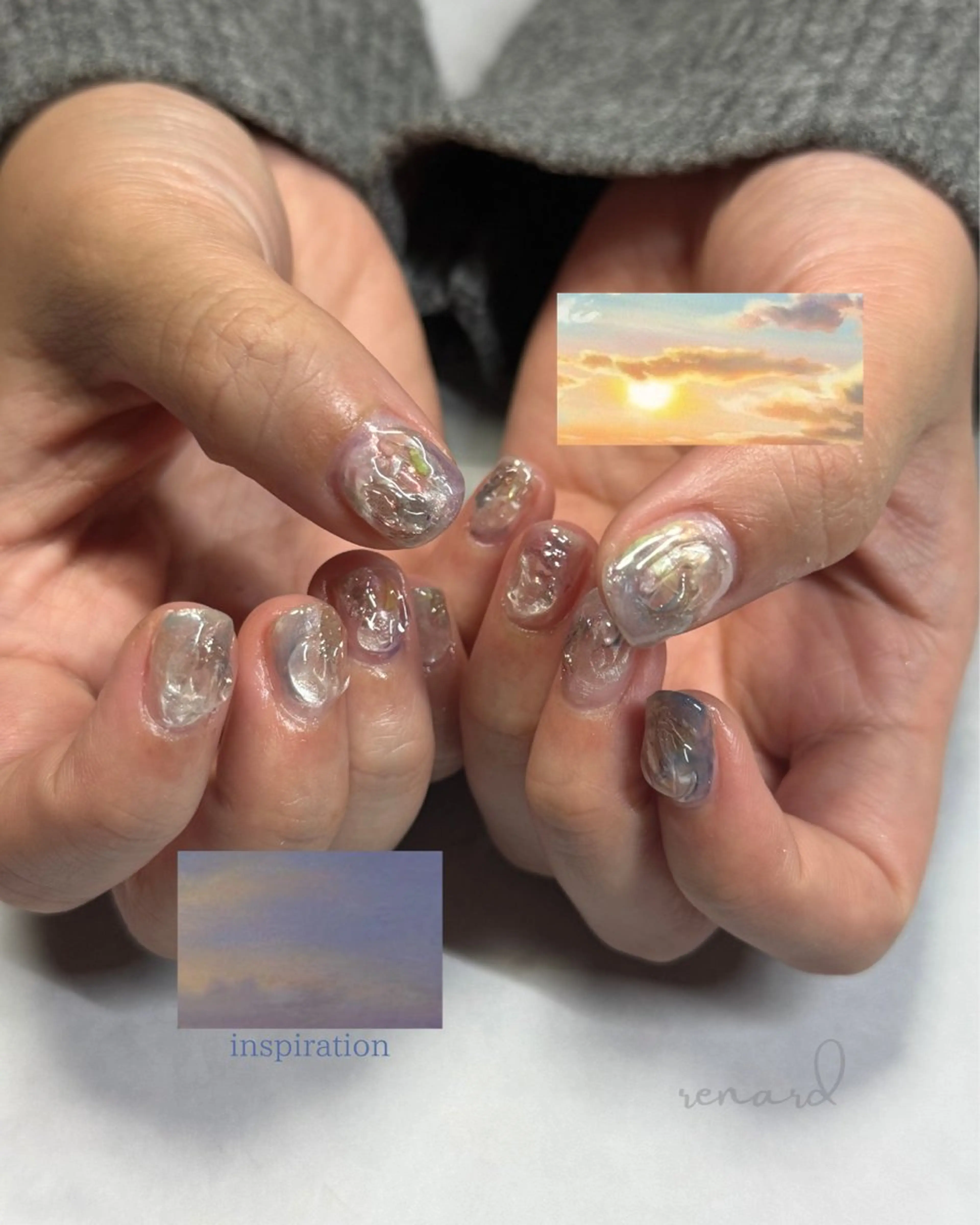 ショート renard nailのネイルデザイン