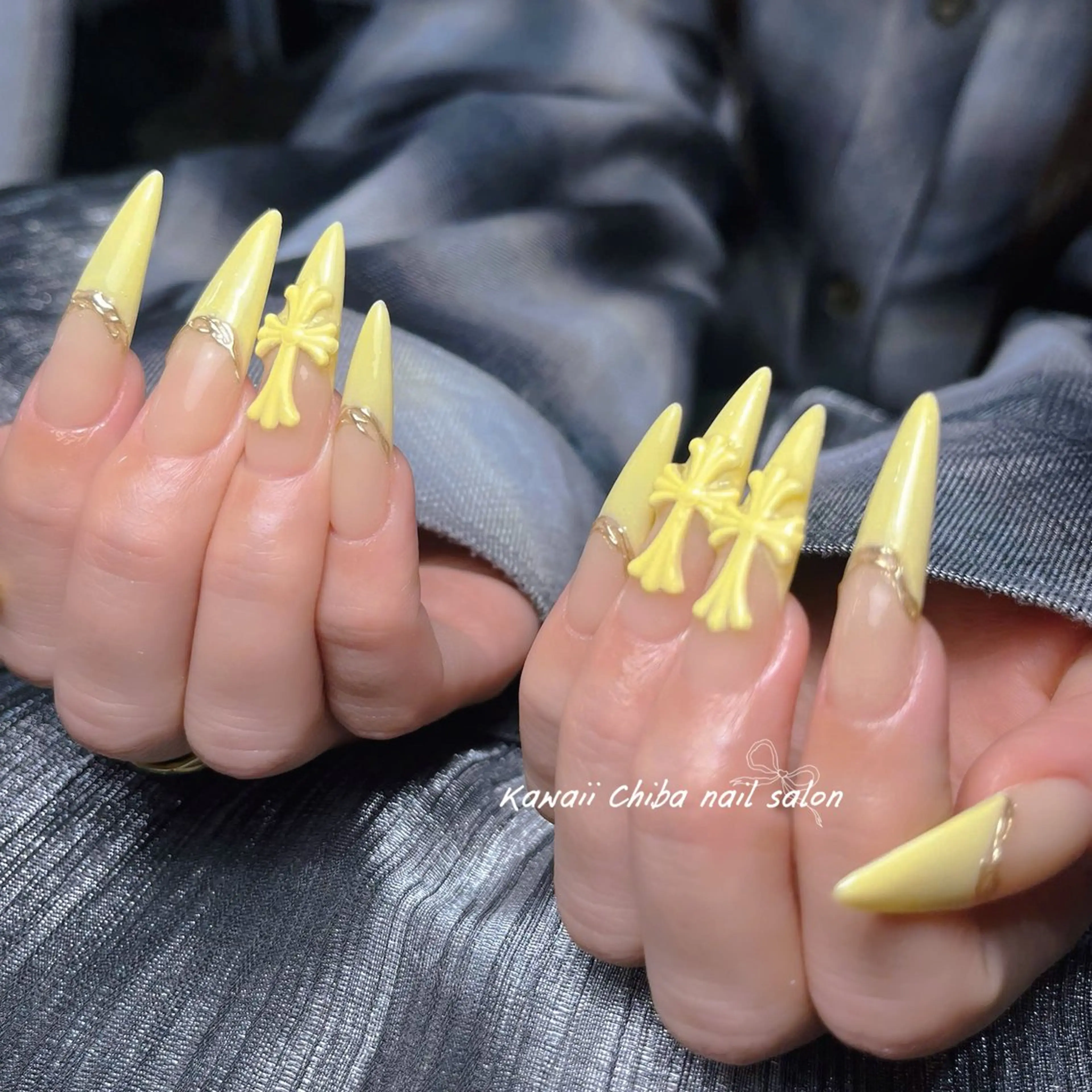 ネイル フレンチネイル ジェルネイル ガーリー キラキラネイル 韓国ネイル ハンドネイル ハンドケア Kawaii Chiba nailのネイルデザイン