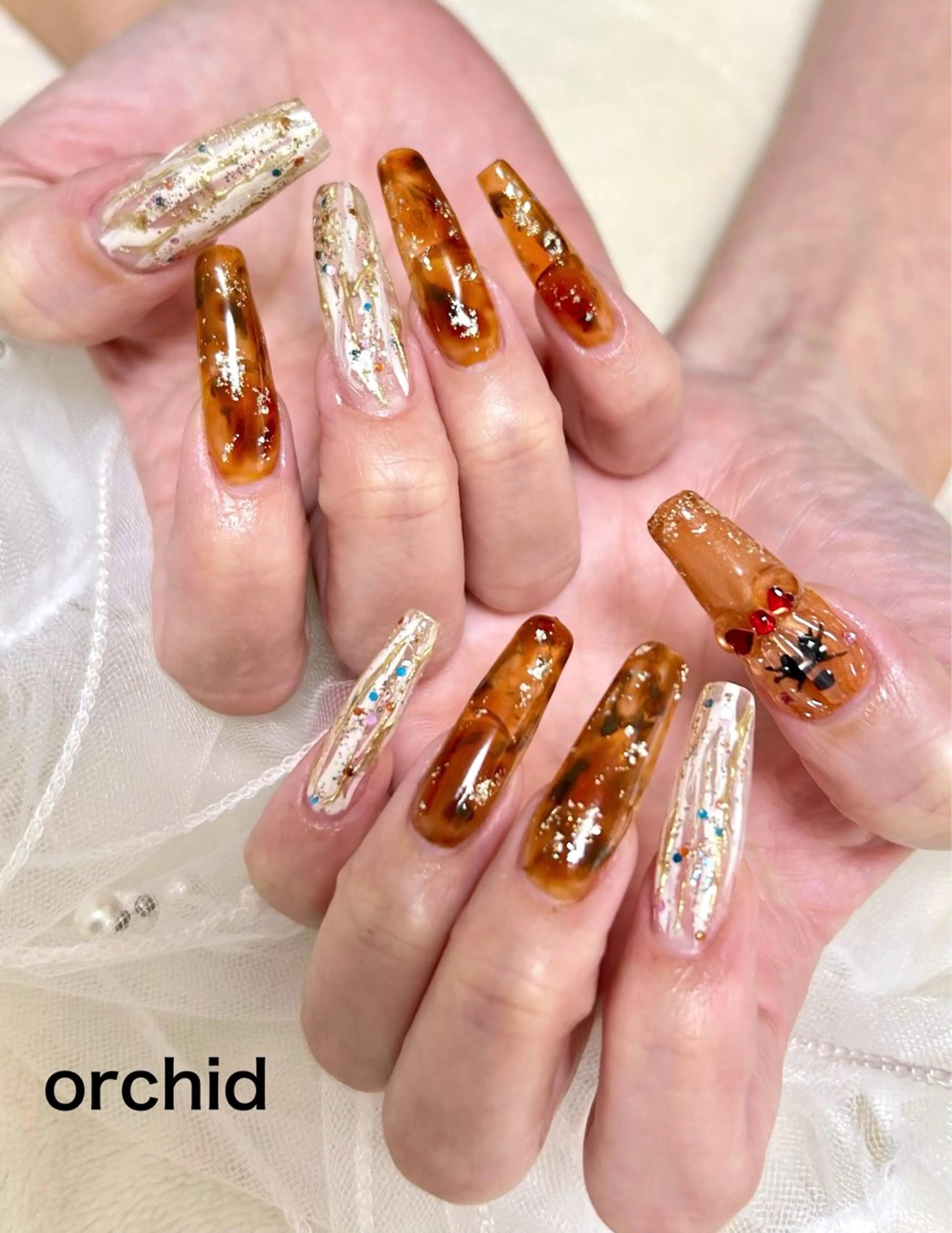ネイル orchid ♡オーキッドのネイルデザイン