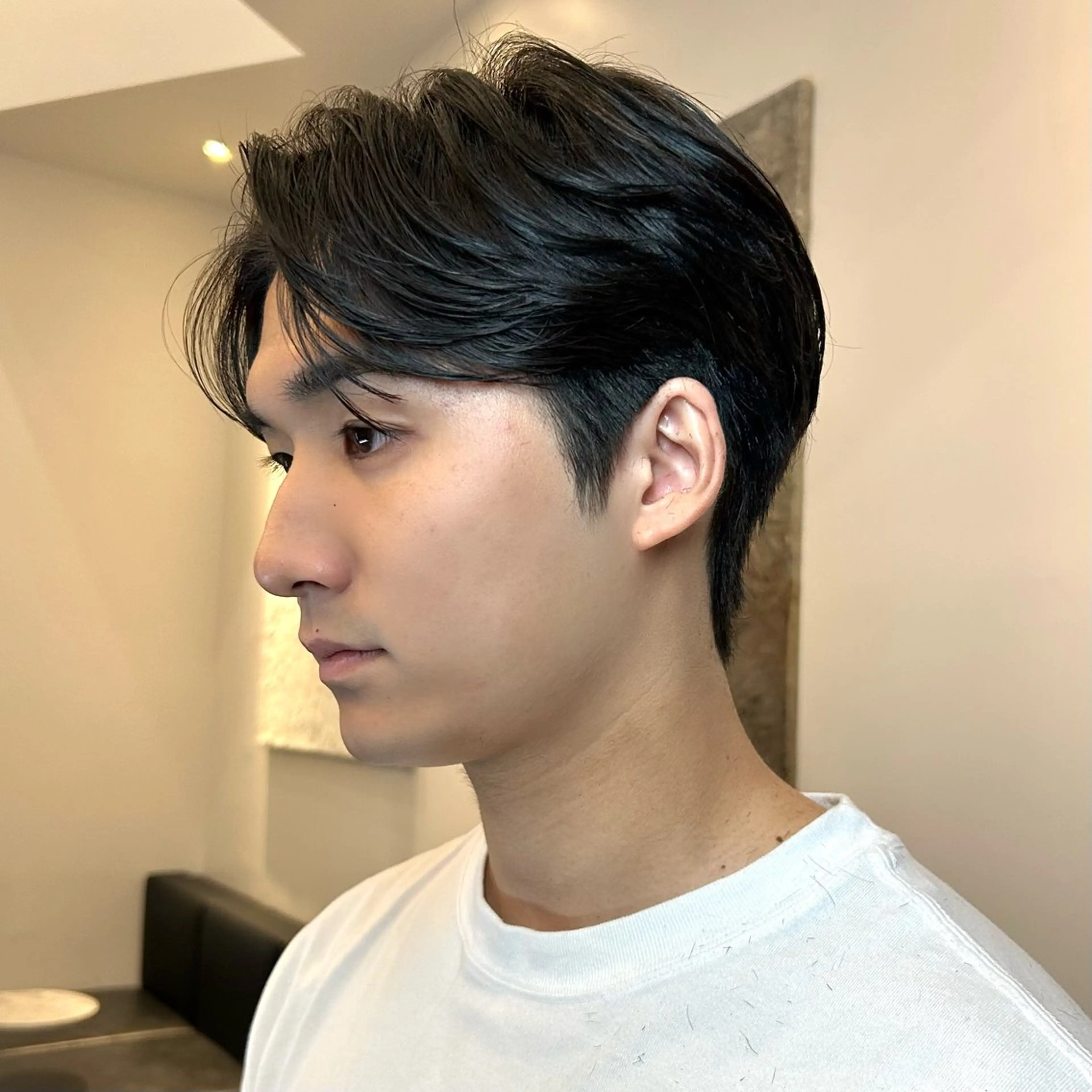 ショート パーマ メンズ カット パーマ 岡田大志🇰🇷 中/韓メンズヘアのヘアスタイル