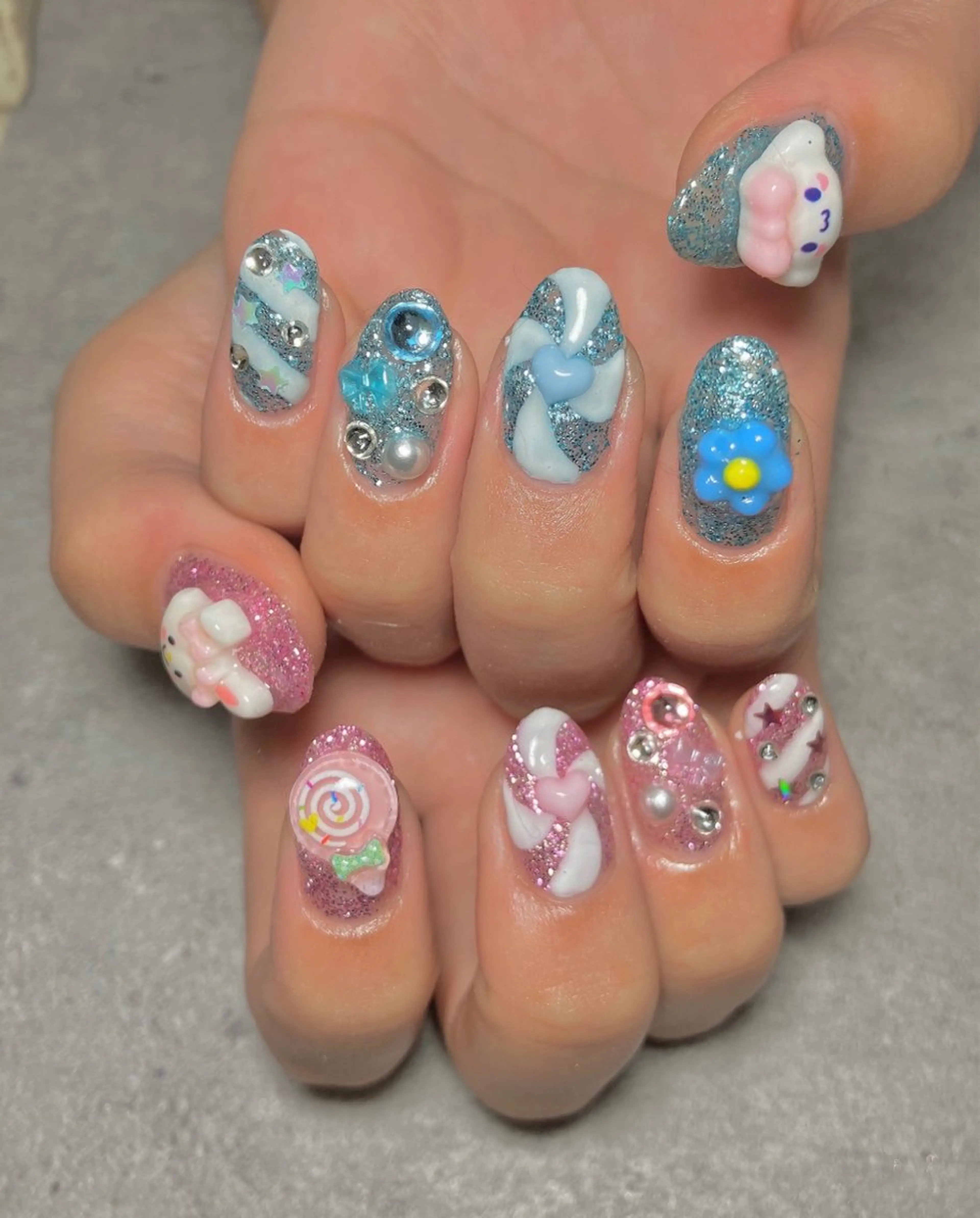 【人気No.3】持込み画像アート・パーツやり放題2.5h［パラジェル・フィルイン・ケア込］※予約リクエスト下さいの写真